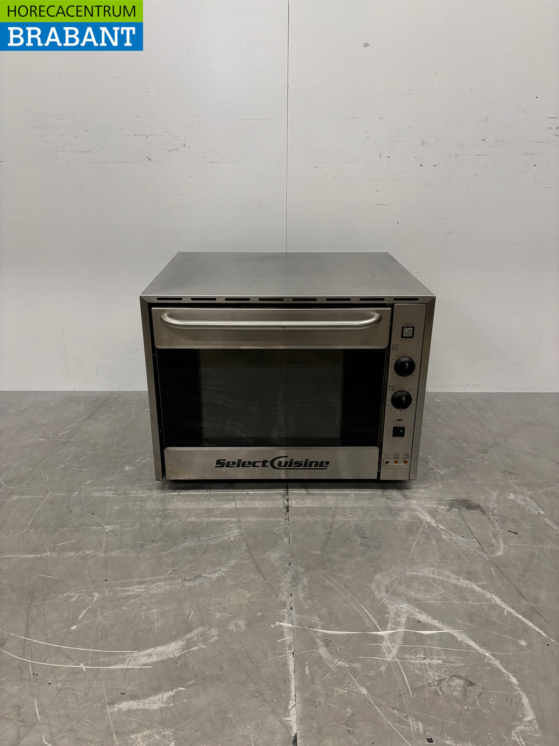 Four à air chaud Select Cuisine en acier inoxydable avec fonction grill 4 x 43/34 cm 230V Horeca