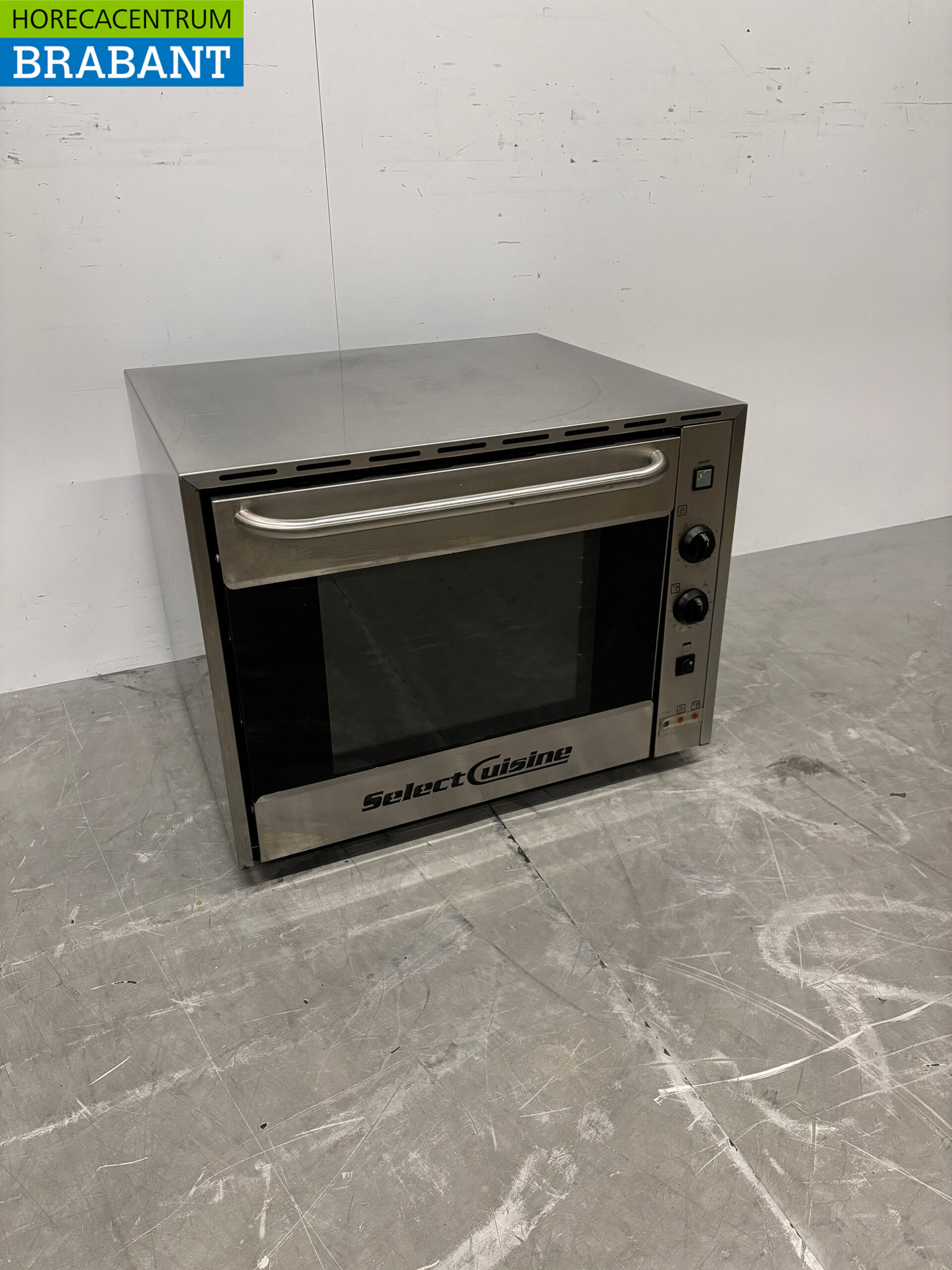 Four à air chaud Select Cuisine en acier inoxydable avec fonction grill 4 x 43/34 cm 230V Horeca – Image 3