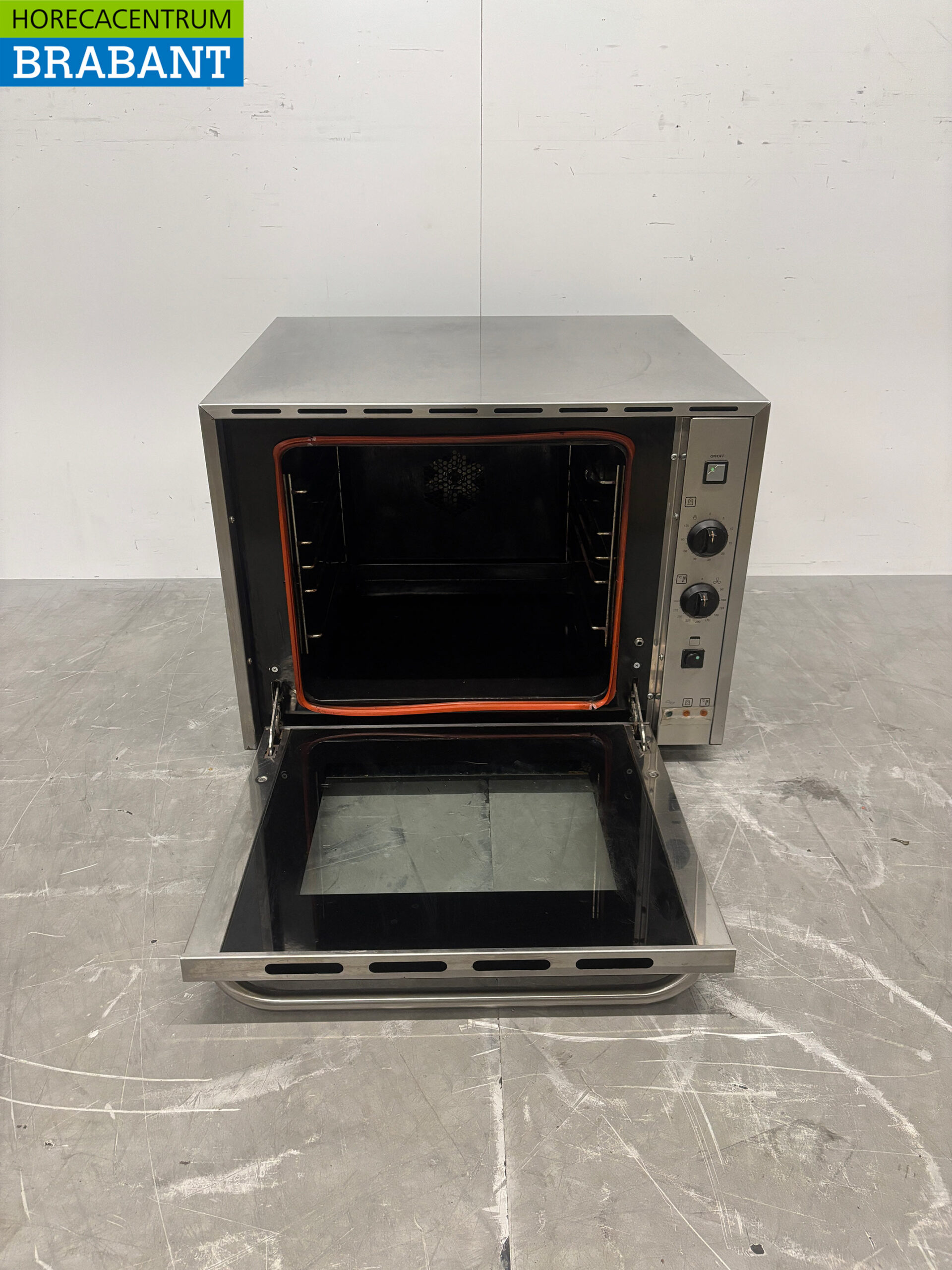 Four à air chaud Select Cuisine en acier inoxydable avec fonction grill 4 x 43/34 cm 230V Horeca – Image 4
