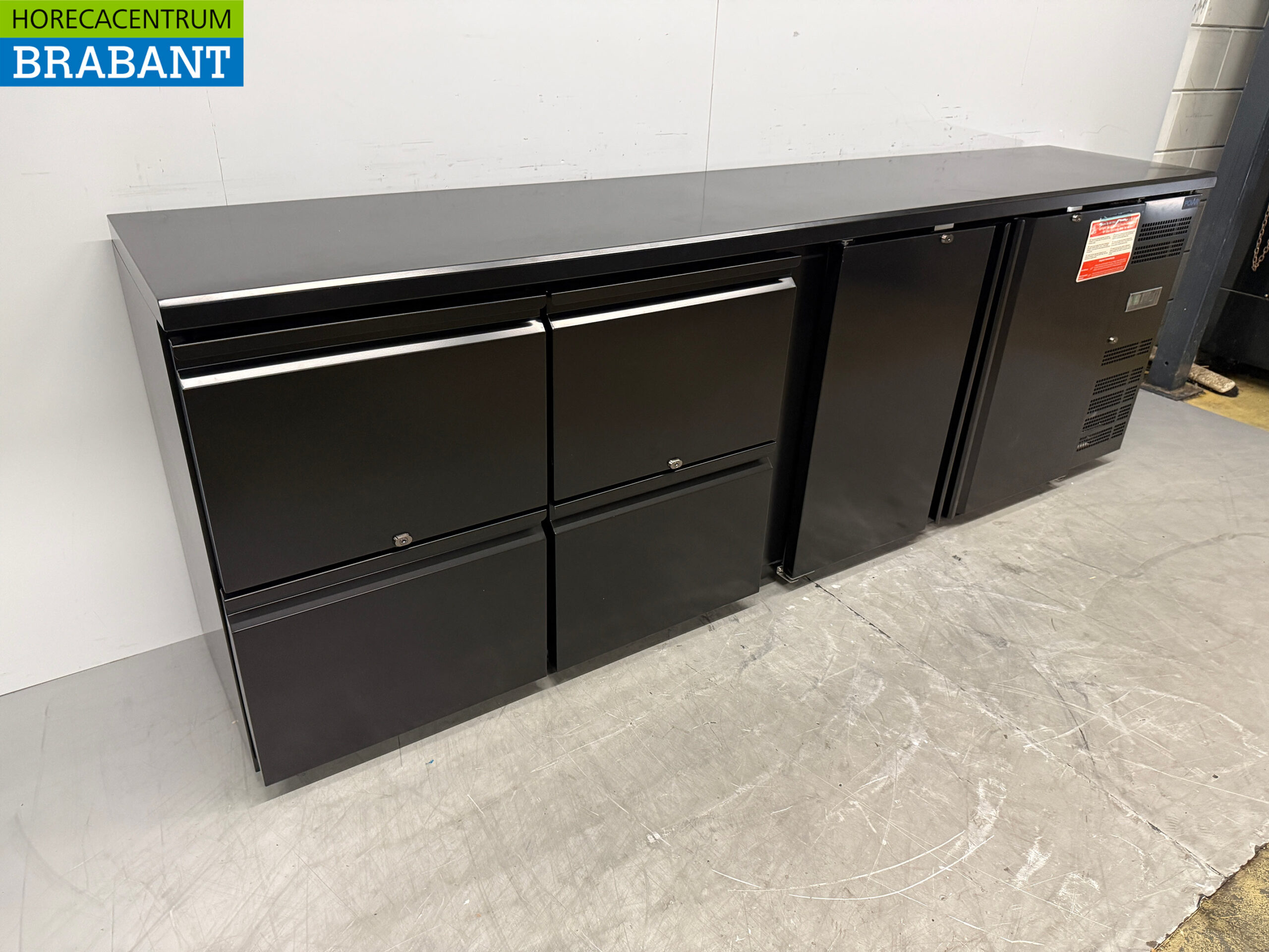 Réfrigérateur Polar Bar 2 portes et 4 tiroirs 254,2 cm 230V Horeca – Image 3