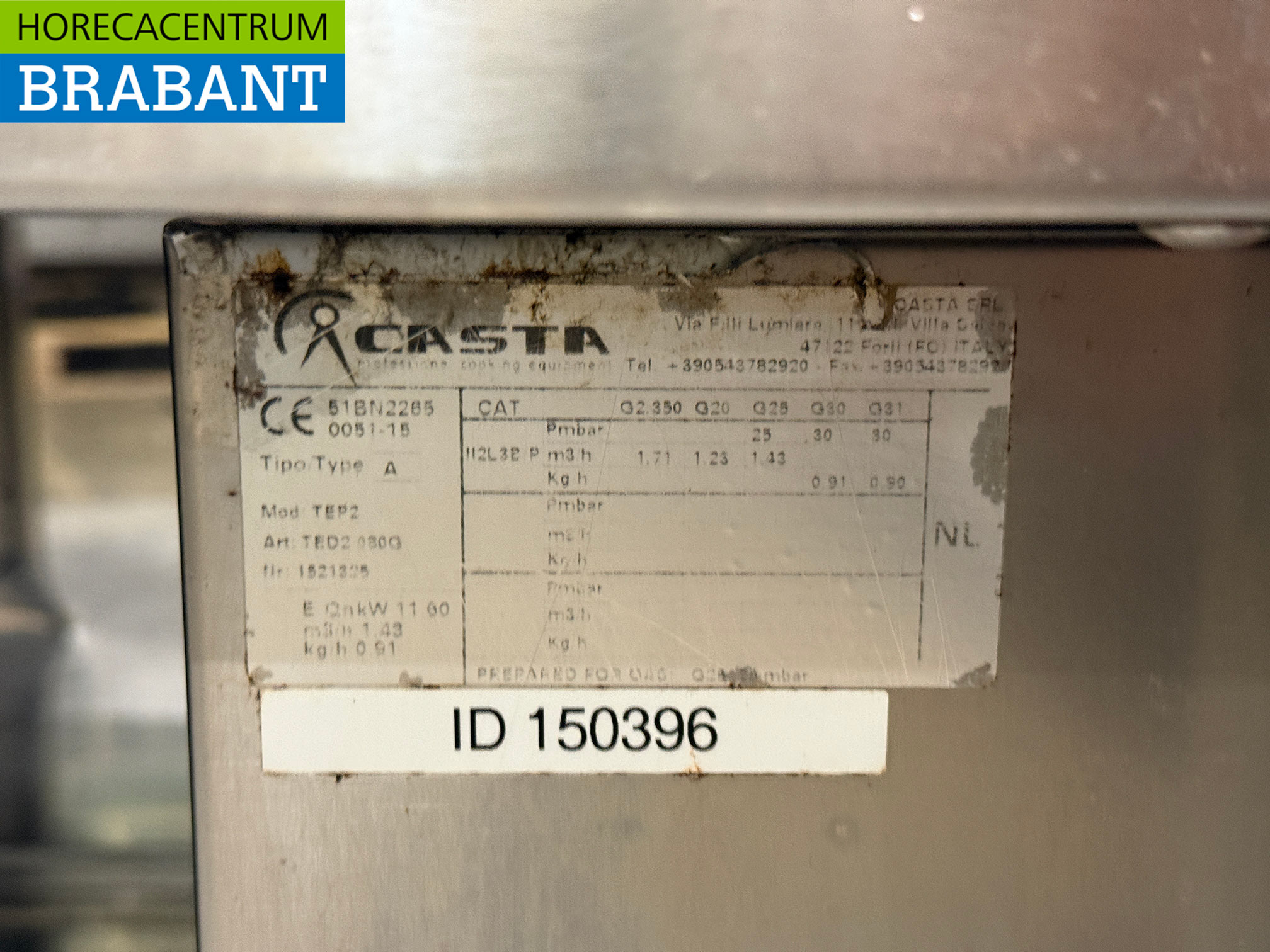 Gril Teppanyaki Casta en acier inoxydable 80 cm GAS Horeca – Image 5