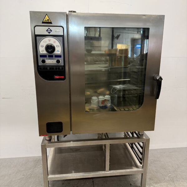 Acier inoxydable MKN Combisteamer avec chariot 10 x 1/1 GN 400V Horeca