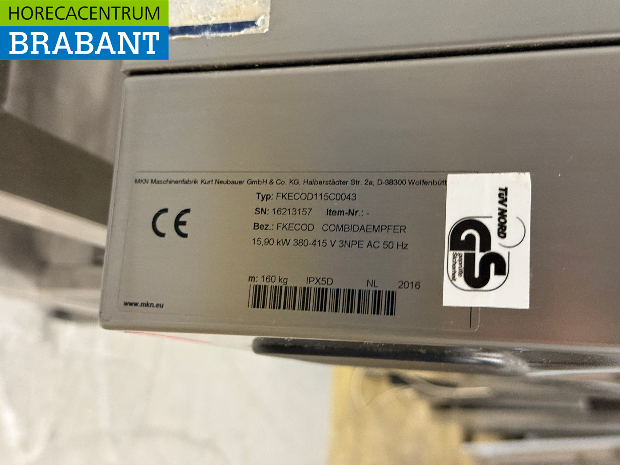 Acier inoxydable MKN Combisteamer avec chariot 10 x 1/1 GN 400V Horeca – Image 7