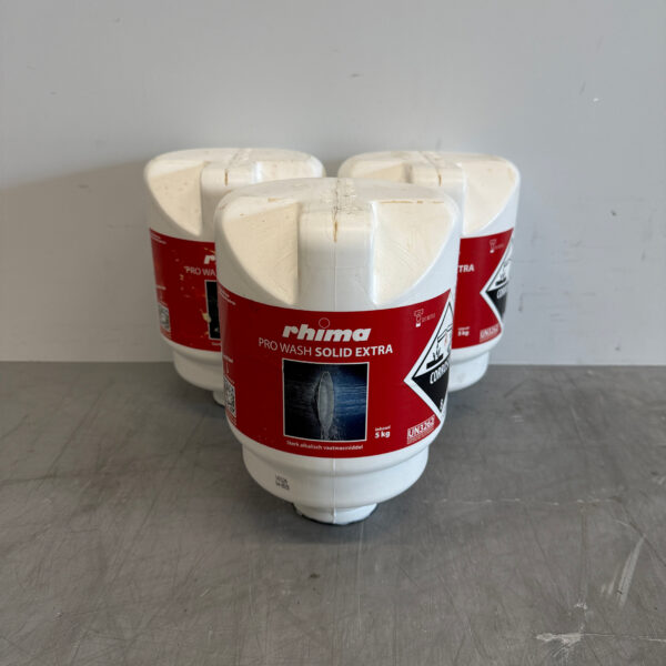 Rhima Pro Wash Solid Extra 3 x 5 kg Savon liquide pour lave-vaisselle Horeca