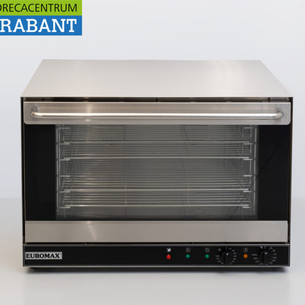 Four à convection Euromax Linea Nero Turbo 10904N en acier inoxydable, 60 x 40 cm / 1/1GN, 230 V, pour la restauration