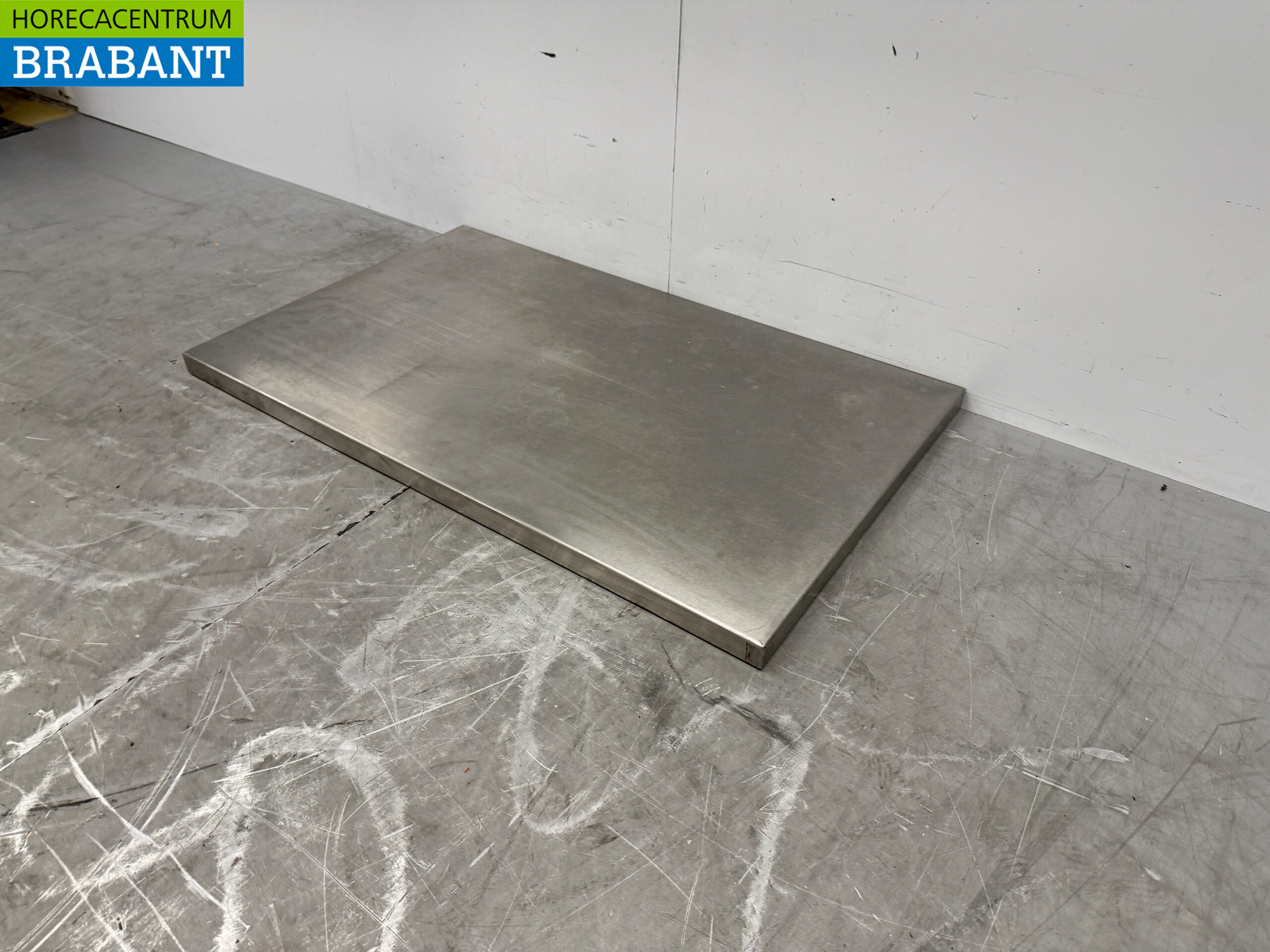 Plan de travail en acier inoxydable 106 x 65 cm Horeca – Image 2