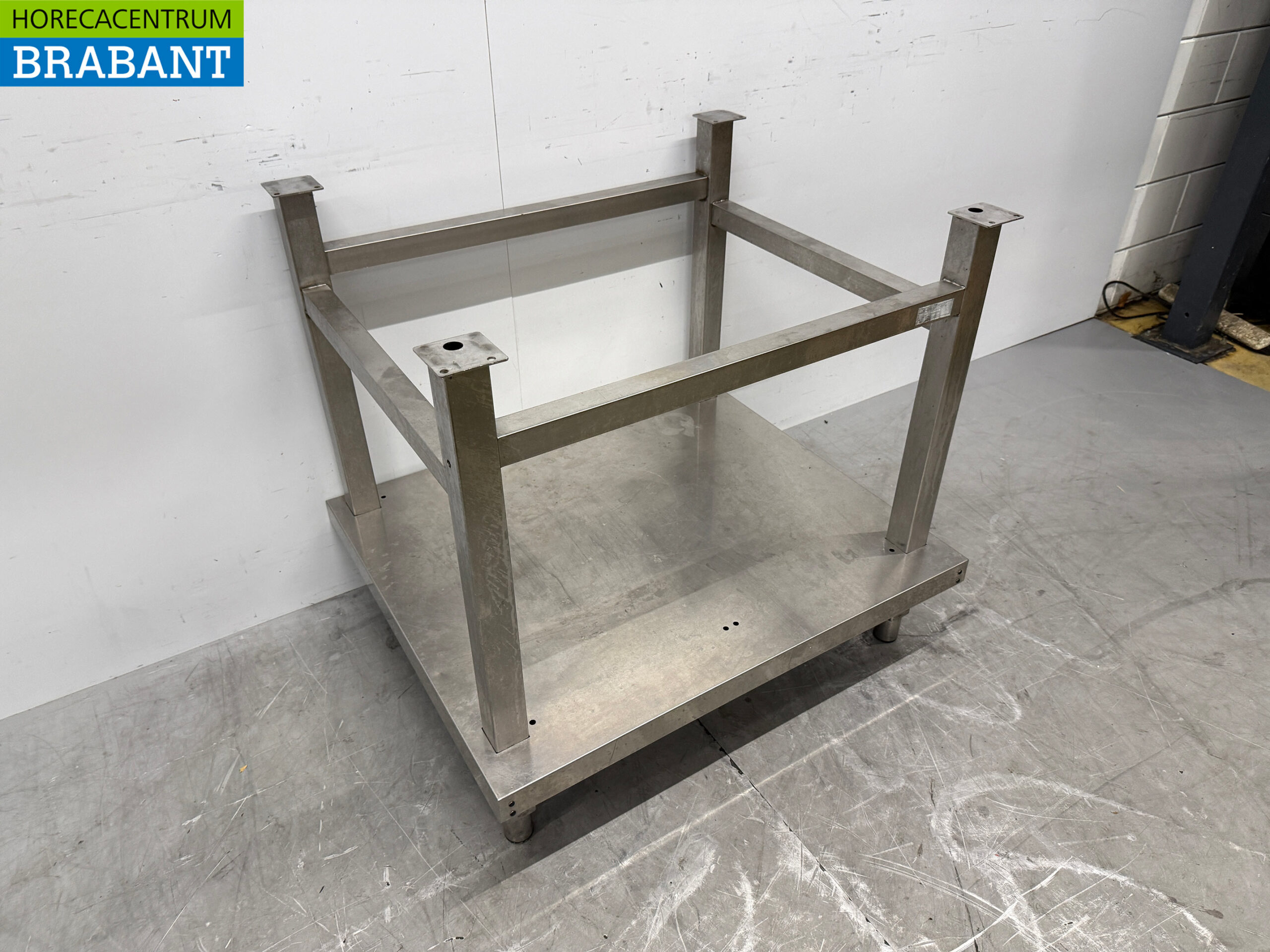 Cuit-vapeur sous châssis en acier inoxydable 89 x 76 x 83 cm Restauration – Image 2