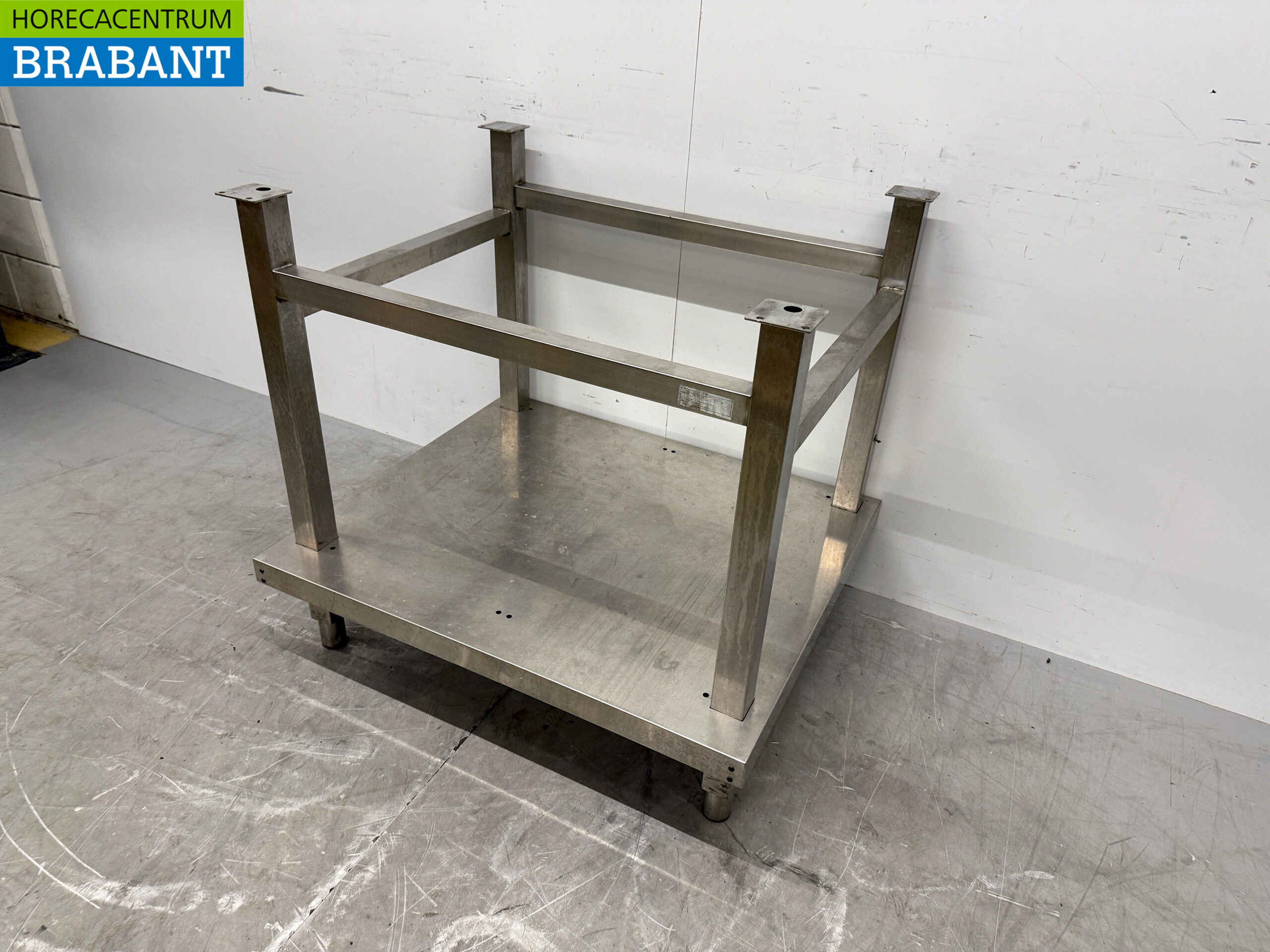 Cuit-vapeur sous châssis en acier inoxydable 89 x 76 x 83 cm Restauration – Image 3
