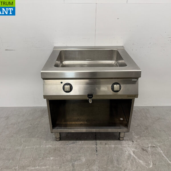 Acier inoxydable Zanussi Bain marie 2 x 1/1 GN 400V Horeca