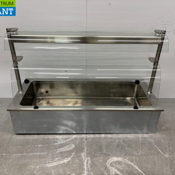 Bain Marie à encastrer en acier inoxydable 4 x 1/1 GN 146 cm 230V Horeca