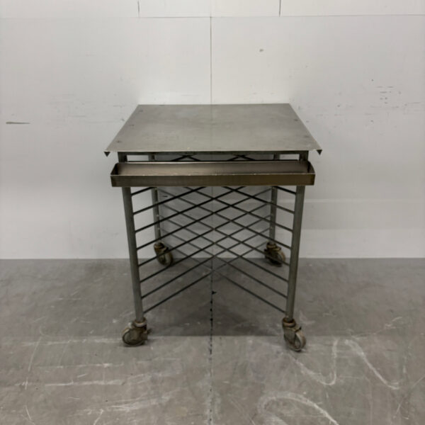 Acier inoxydable Chariot mobile 75 x 75 x 90,5 Horeca