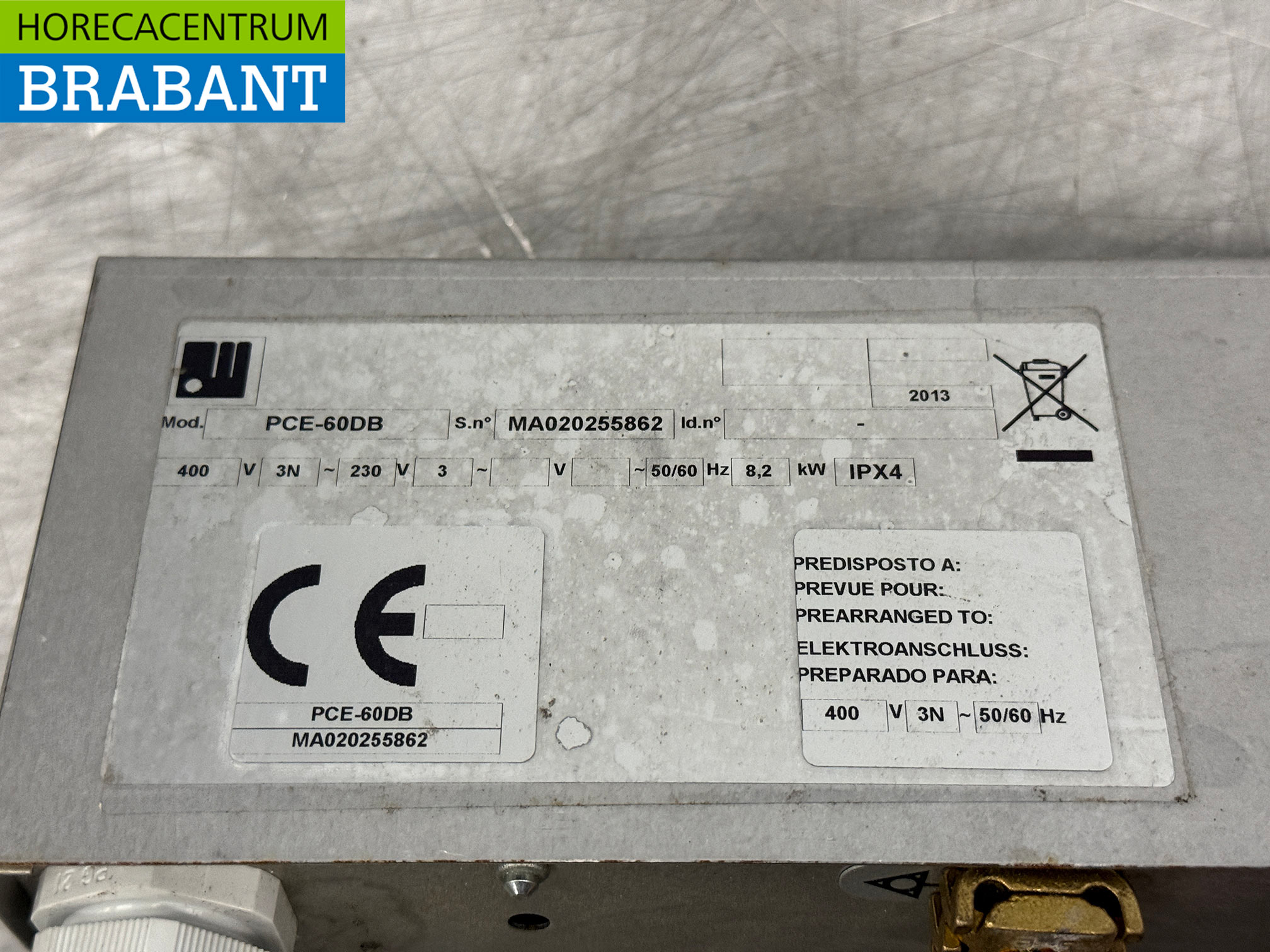 Réchaud électrique Mareno 4 feux Drop-in en acier inoxydable 60 cm 400V Horeca – Image 6