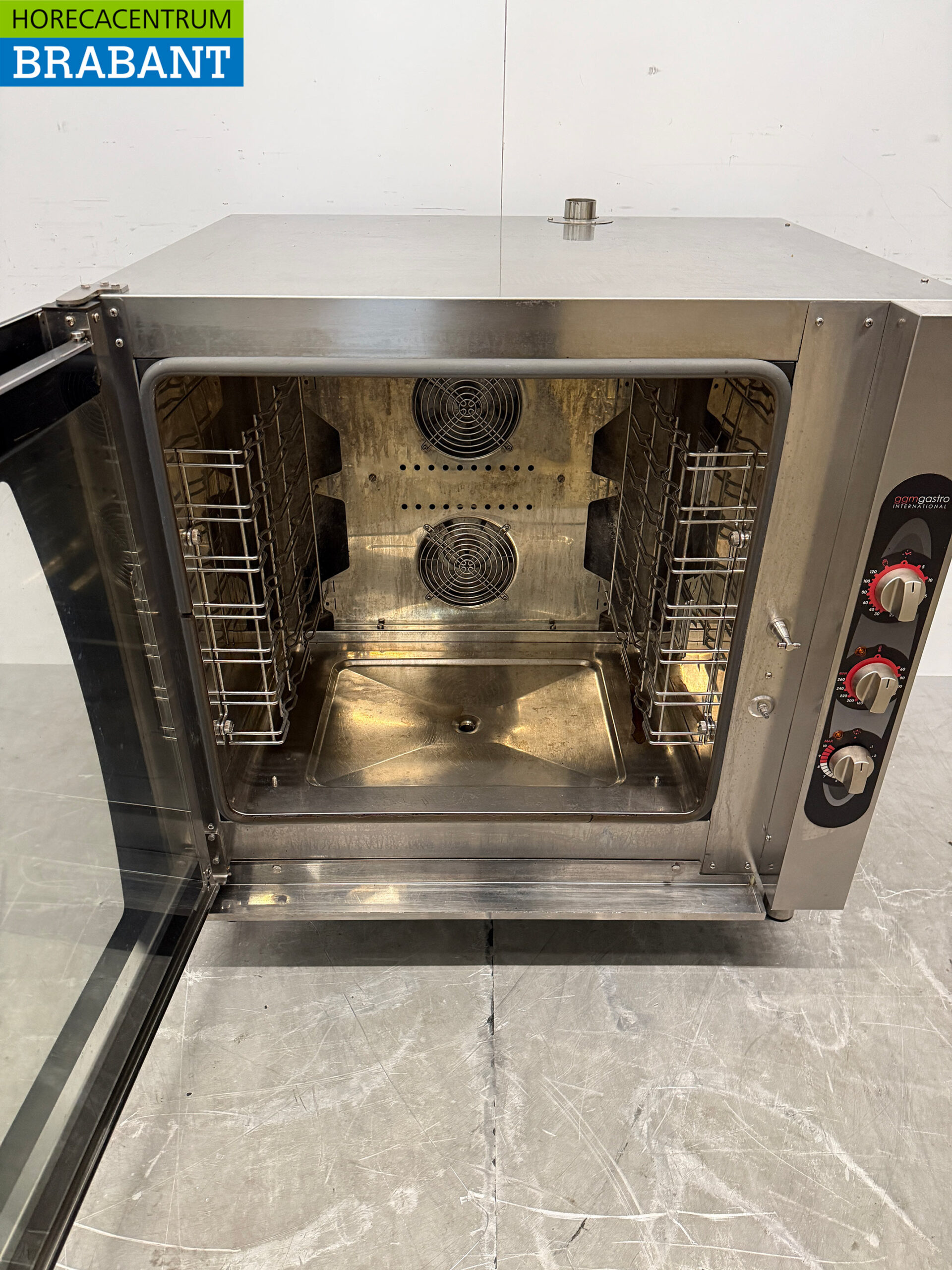 Cuiseur vapeur en acier inoxydable Four mixte à convection 7 x 1/1 GN 400V Horeca – Image 5