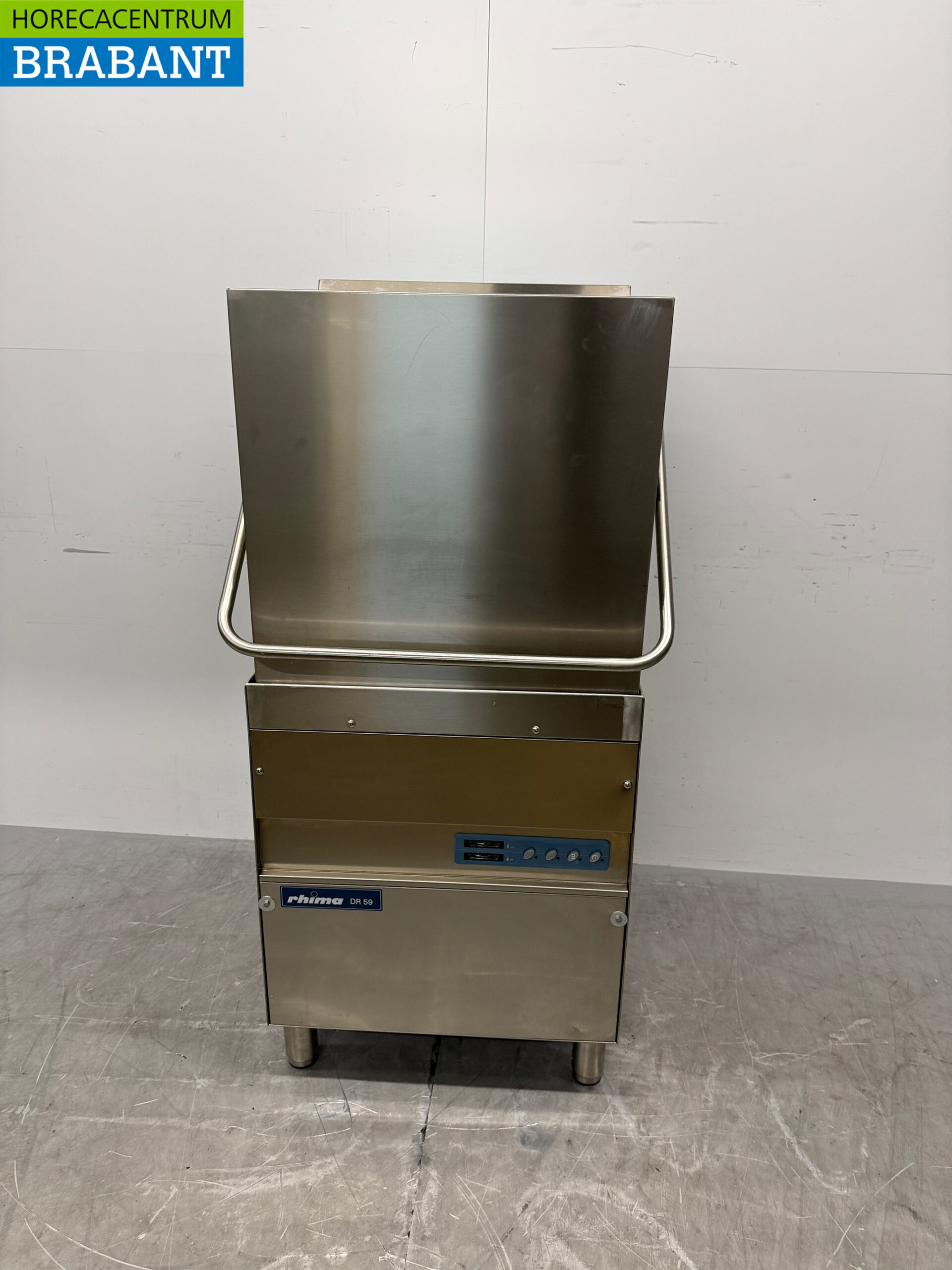 Lave-vaisselle à passage Rhima DR 59 en acier inoxydable 400V Horeca