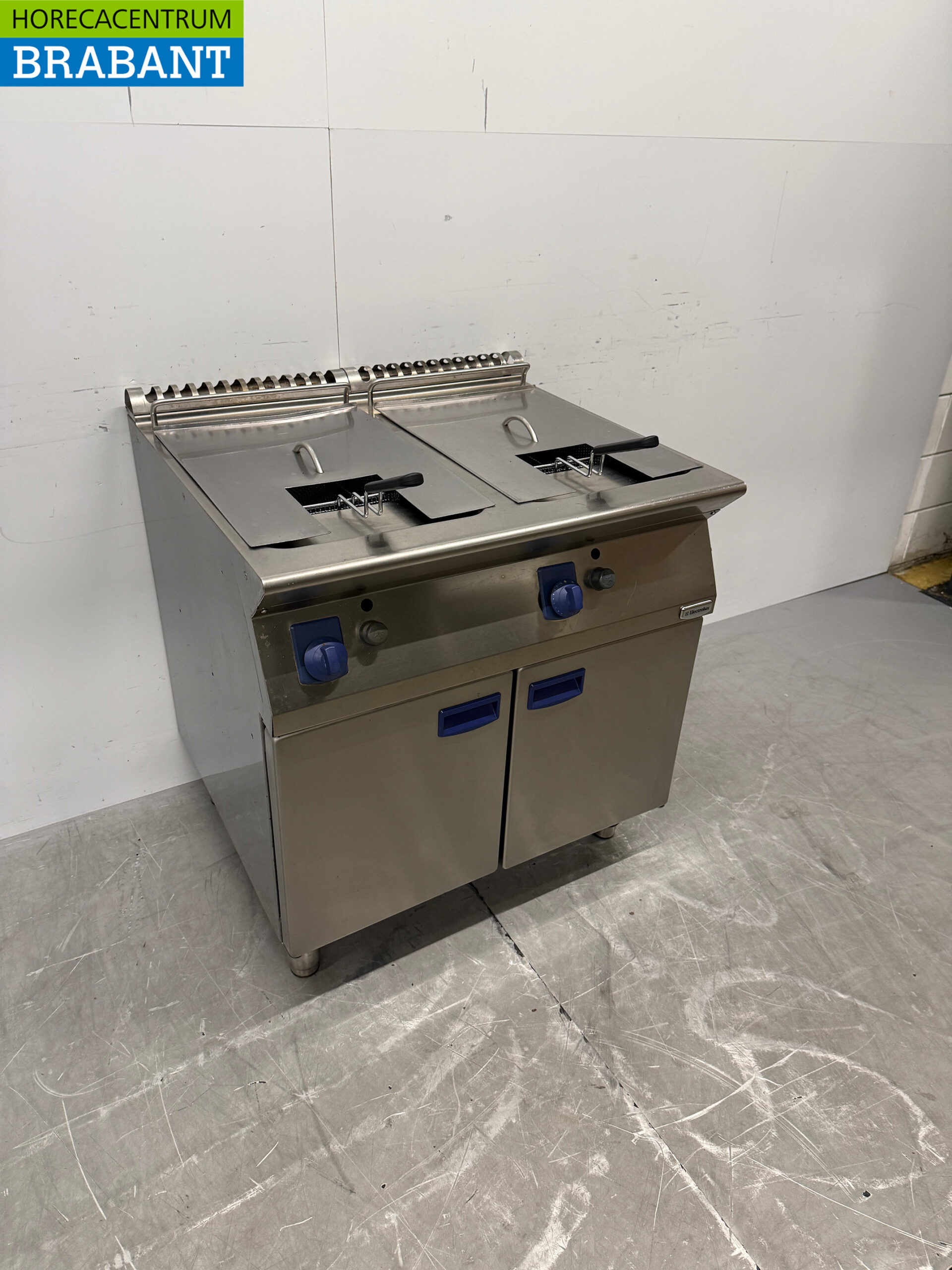 Friteuse double Electrolux en acier inoxydable 2 x 7 litres GAS Restauration – Image 3