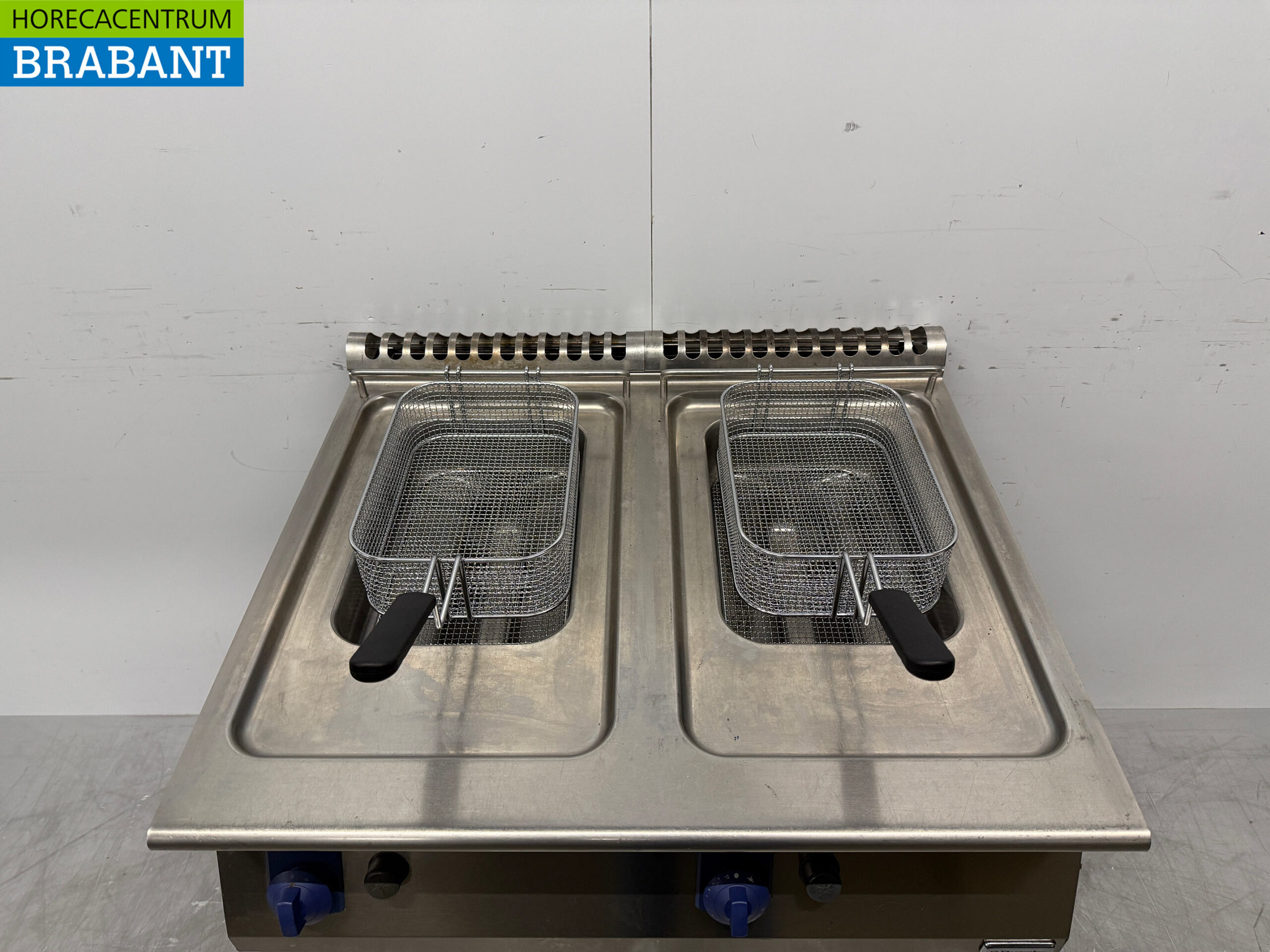 Friteuse double Electrolux en acier inoxydable 2 x 7 litres GAS Restauration – Image 4