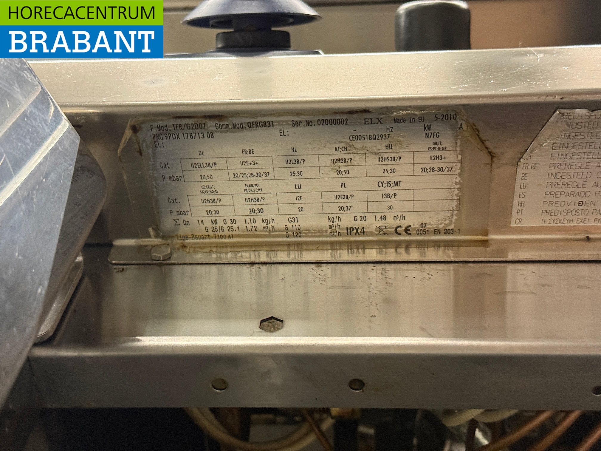 Friteuse double Electrolux en acier inoxydable 2 x 7 litres GAS Restauration – Image 6