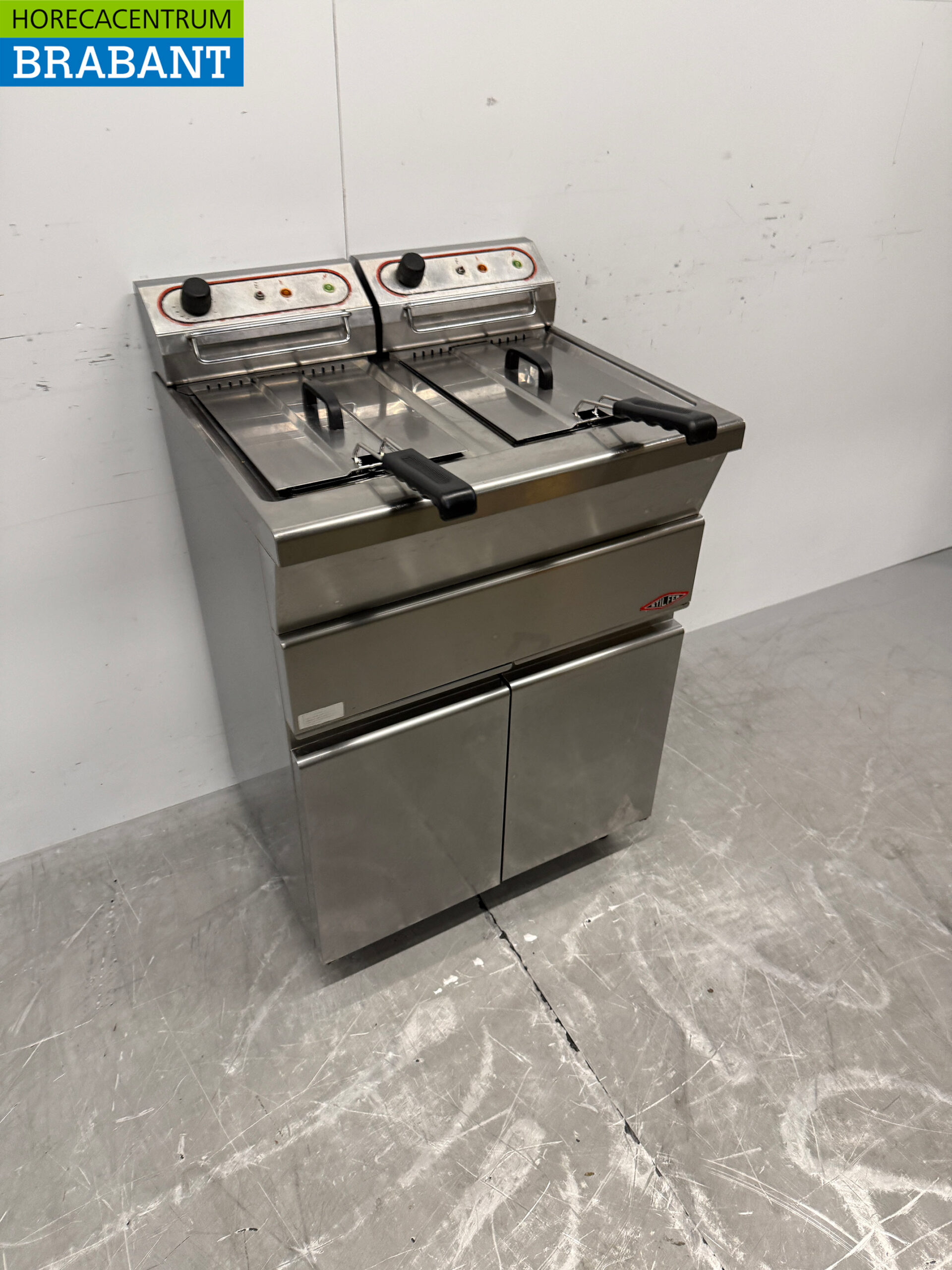Friteuse double Stilfer en acier inoxydable 2 x 9 litres 2 x 230V Horeca – Image 3