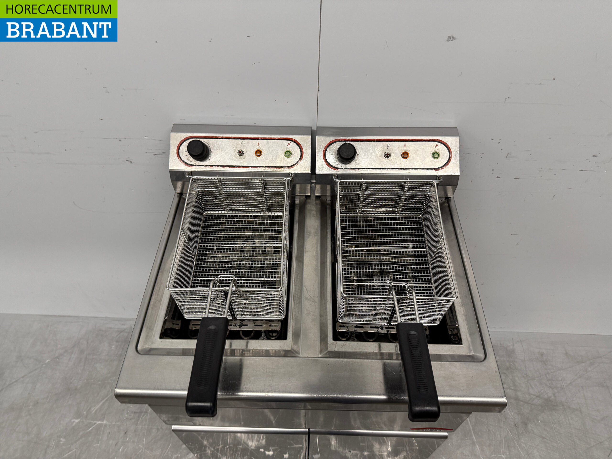 Friteuse double Stilfer en acier inoxydable 2 x 9 litres 2 x 230V Horeca – Image 4