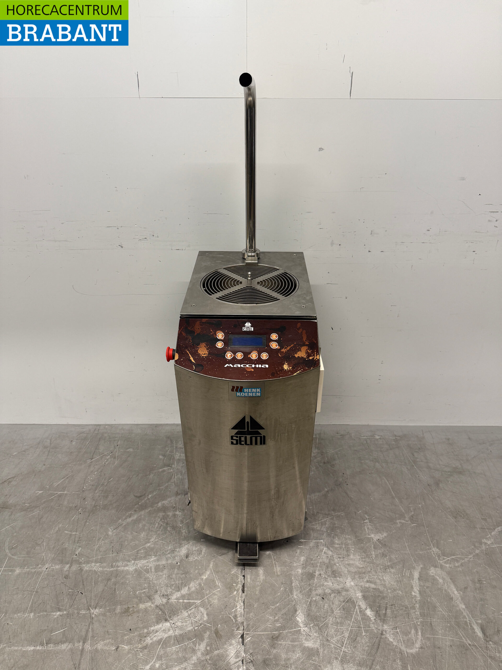 Tempéreuse à chocolat Selmi Macchia en acier inoxydable 10 kilos 230V Horeca