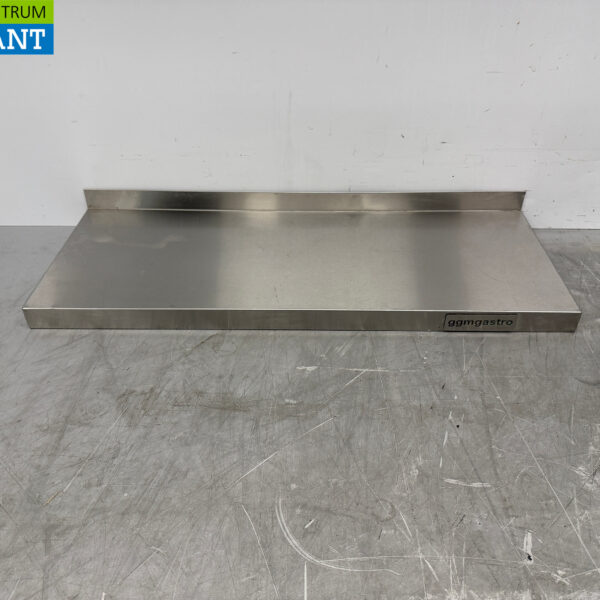 Etagère murale en acier inoxydable 80 x 30 cm Horeca