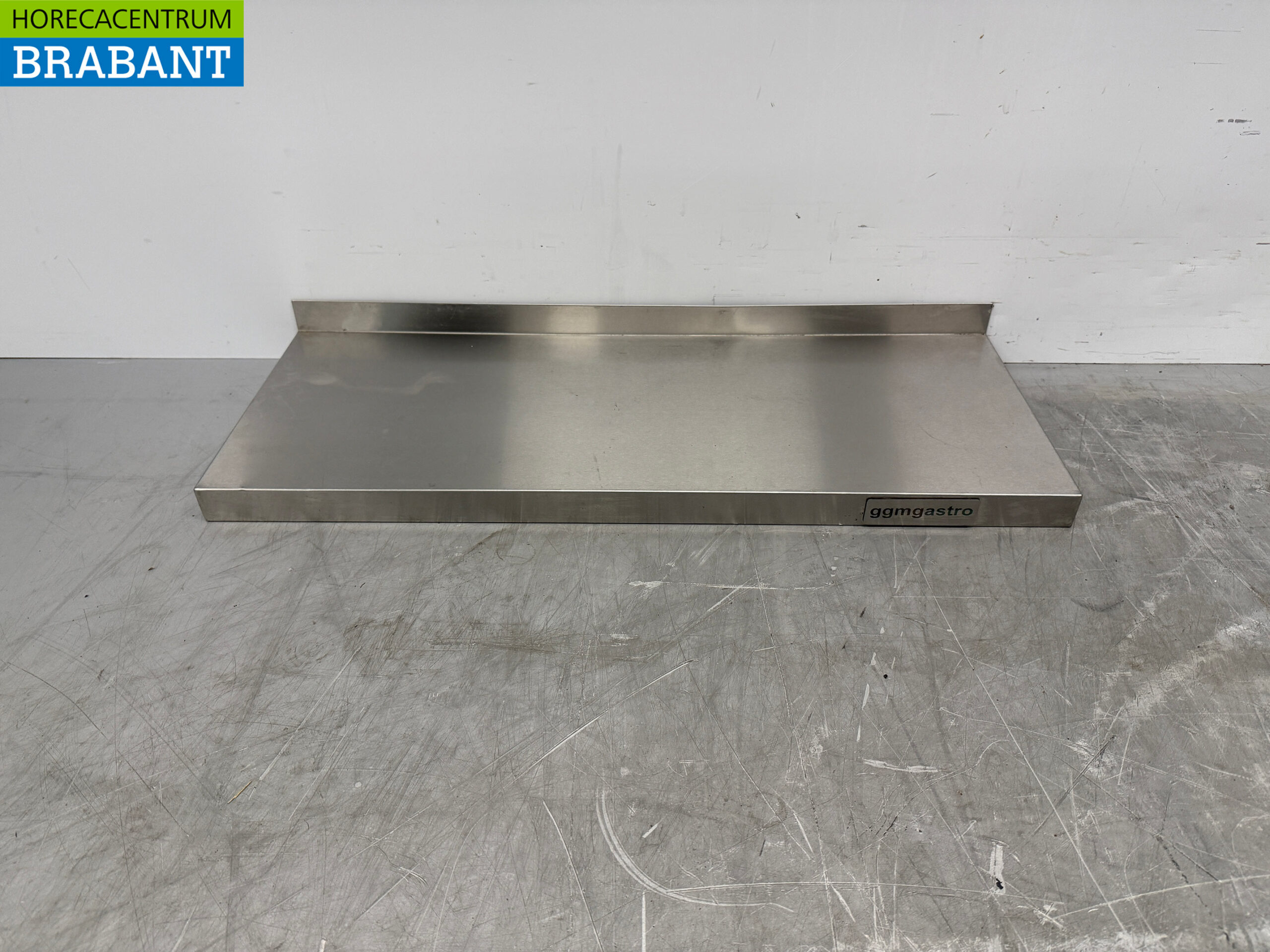 Etagère murale en acier inoxydable 80 x 30 cm Horeca