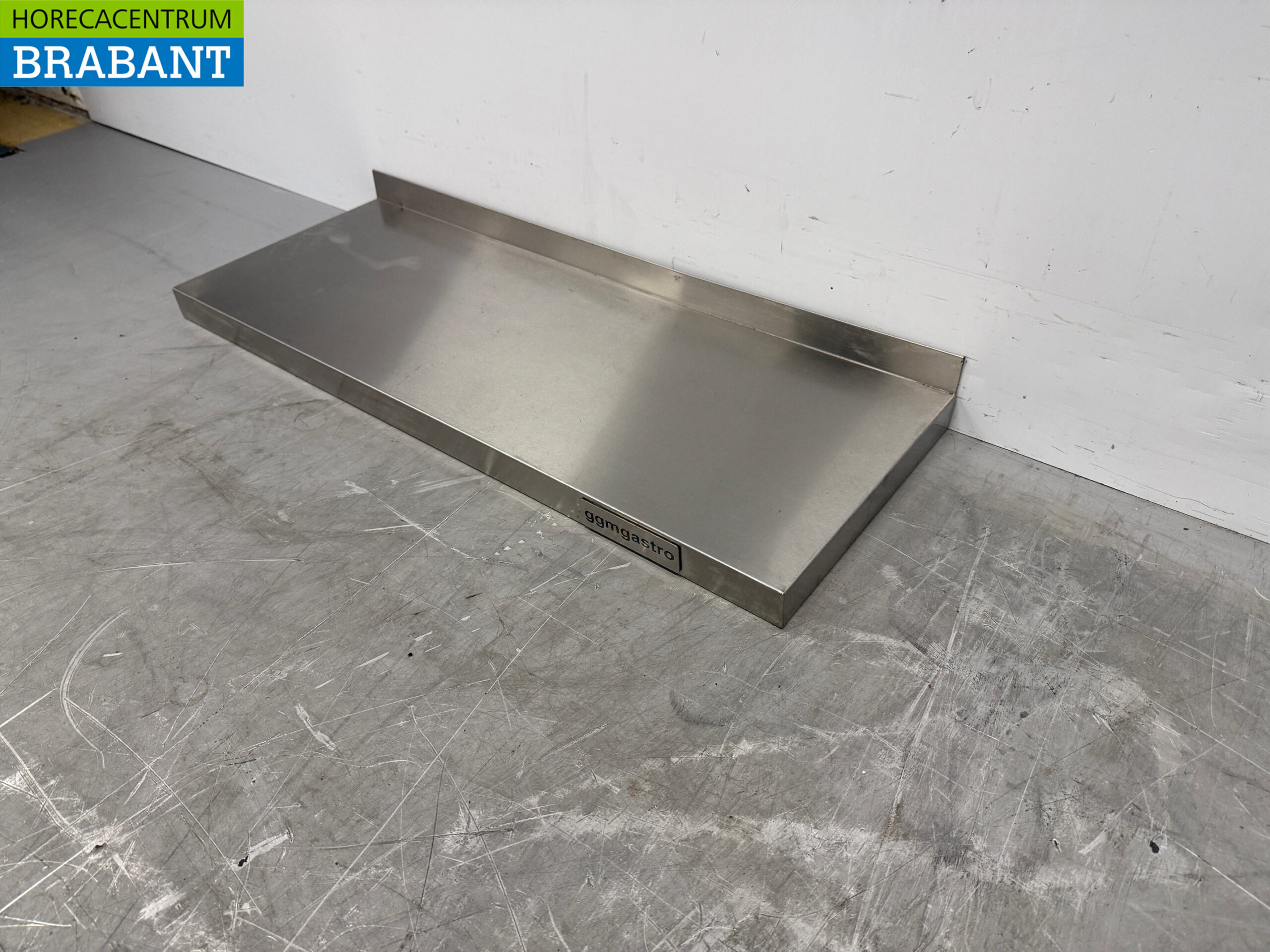Etagère murale en acier inoxydable 80 x 30 cm Horeca – Image 2