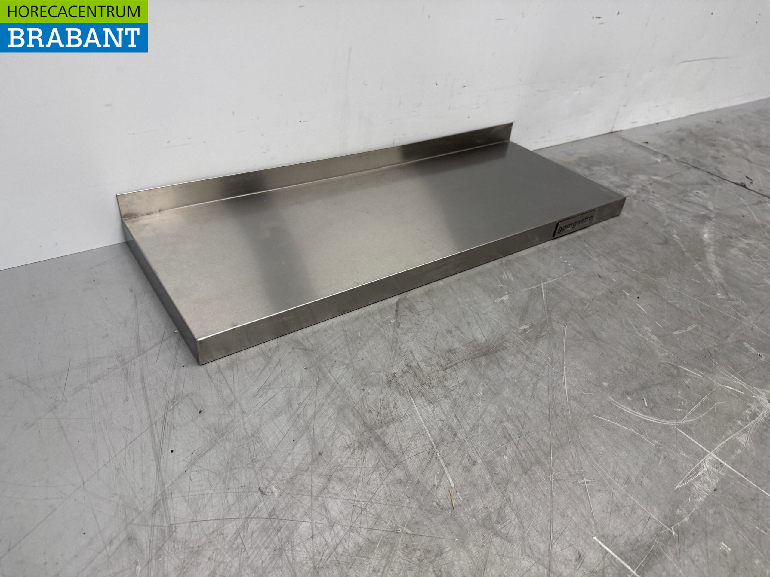 Etagère murale en acier inoxydable 80 x 30 cm Horeca – Image 3