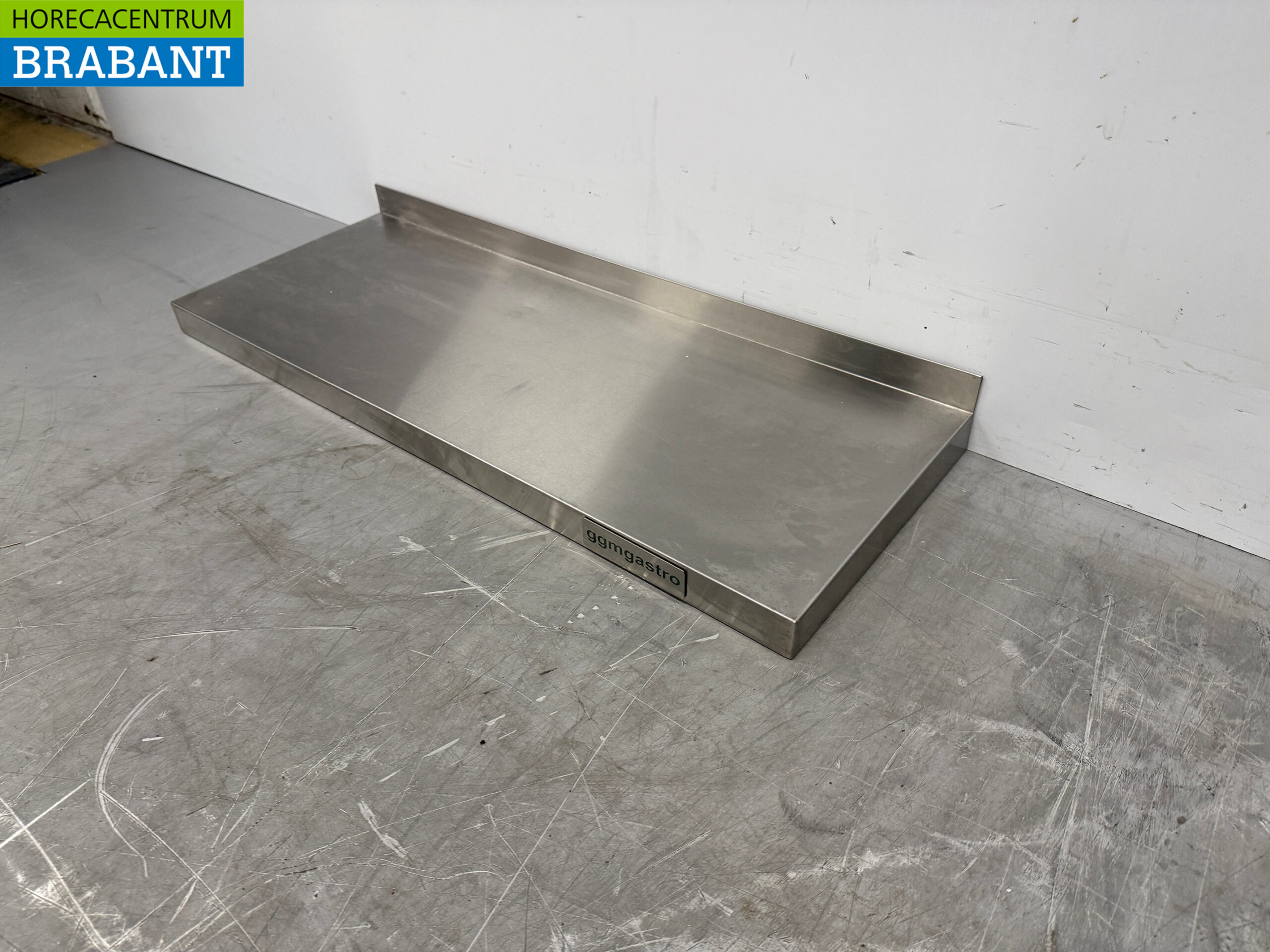 Etagère murale en acier inoxydable 80 x 30 cm Horeca – Image 2