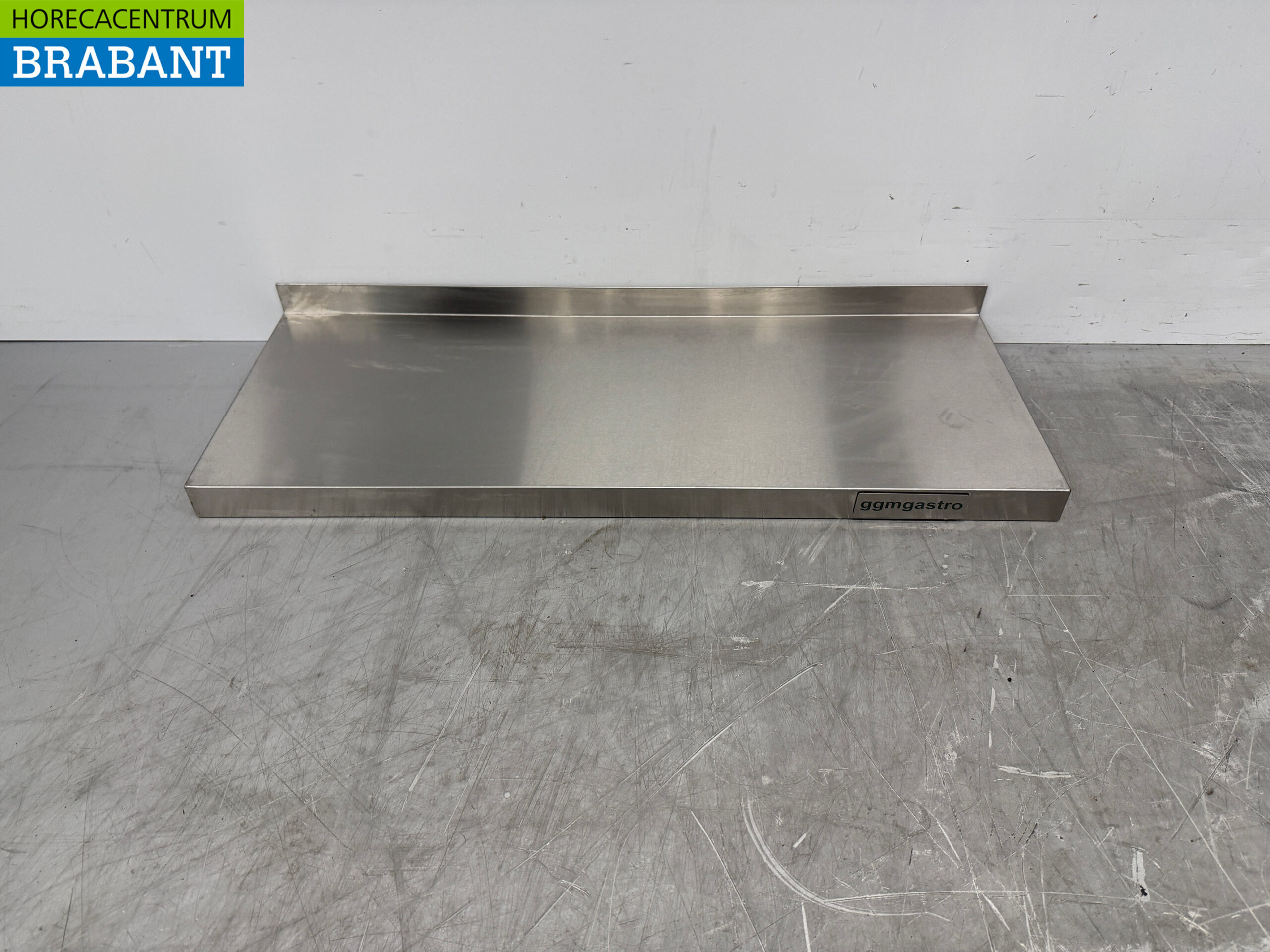 Etagère murale en acier inoxydable 80 x 30 cm Horeca