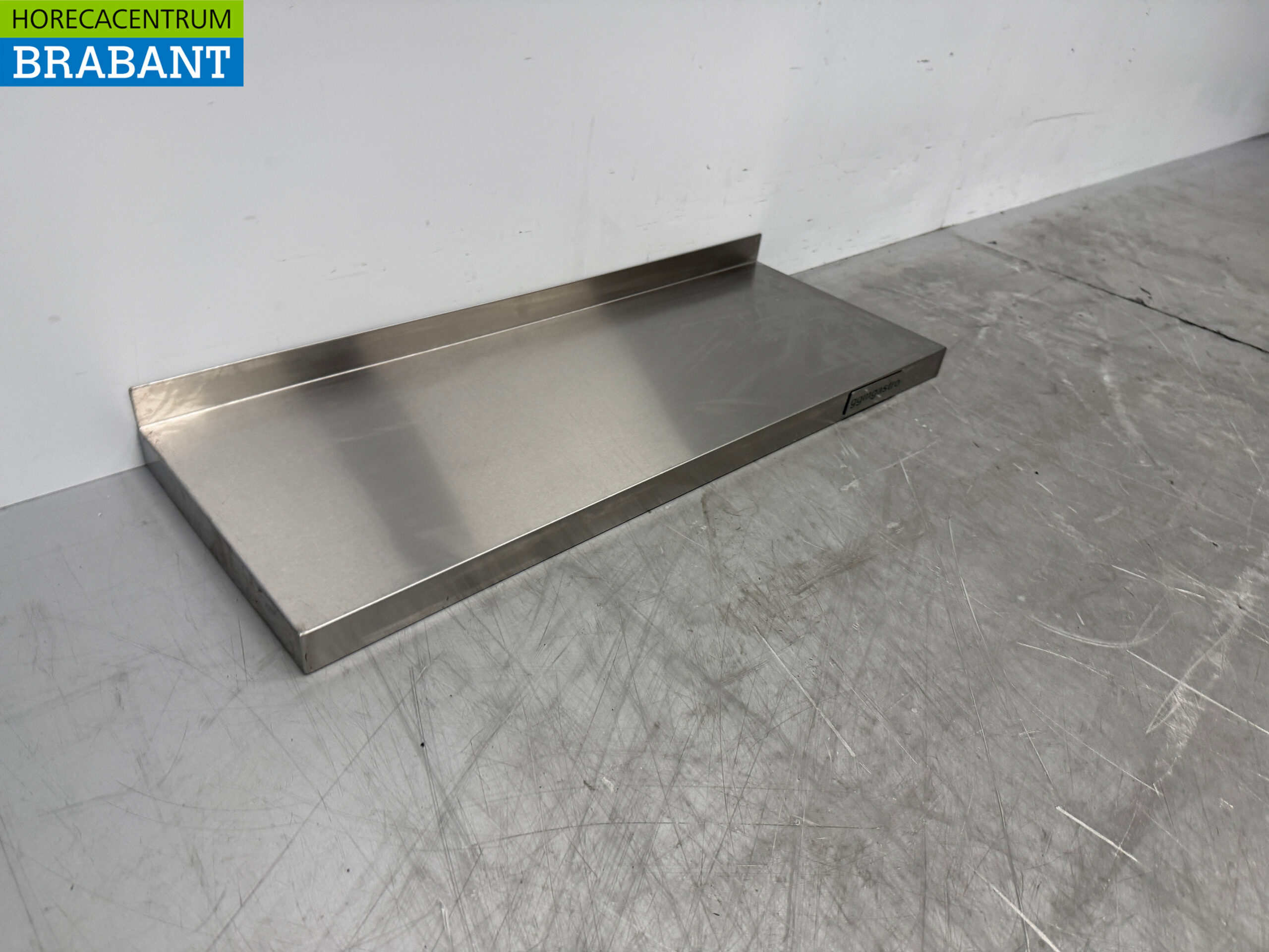 Etagère murale en acier inoxydable 80 x 30 cm Horeca – Image 3