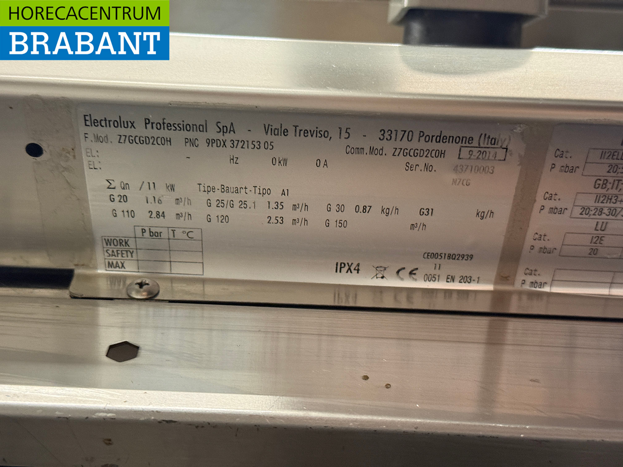Plaque de cuisson Zanussi en acier inoxydable à 2 feux avec plan de travail 80 cm GAS Catering – Image 5