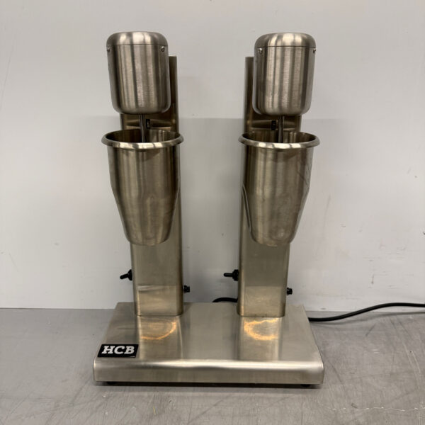 Double milk-shaker en acier inoxydable Milk shaker Milk shake mixer 2 x 750 ml 230V Horeca