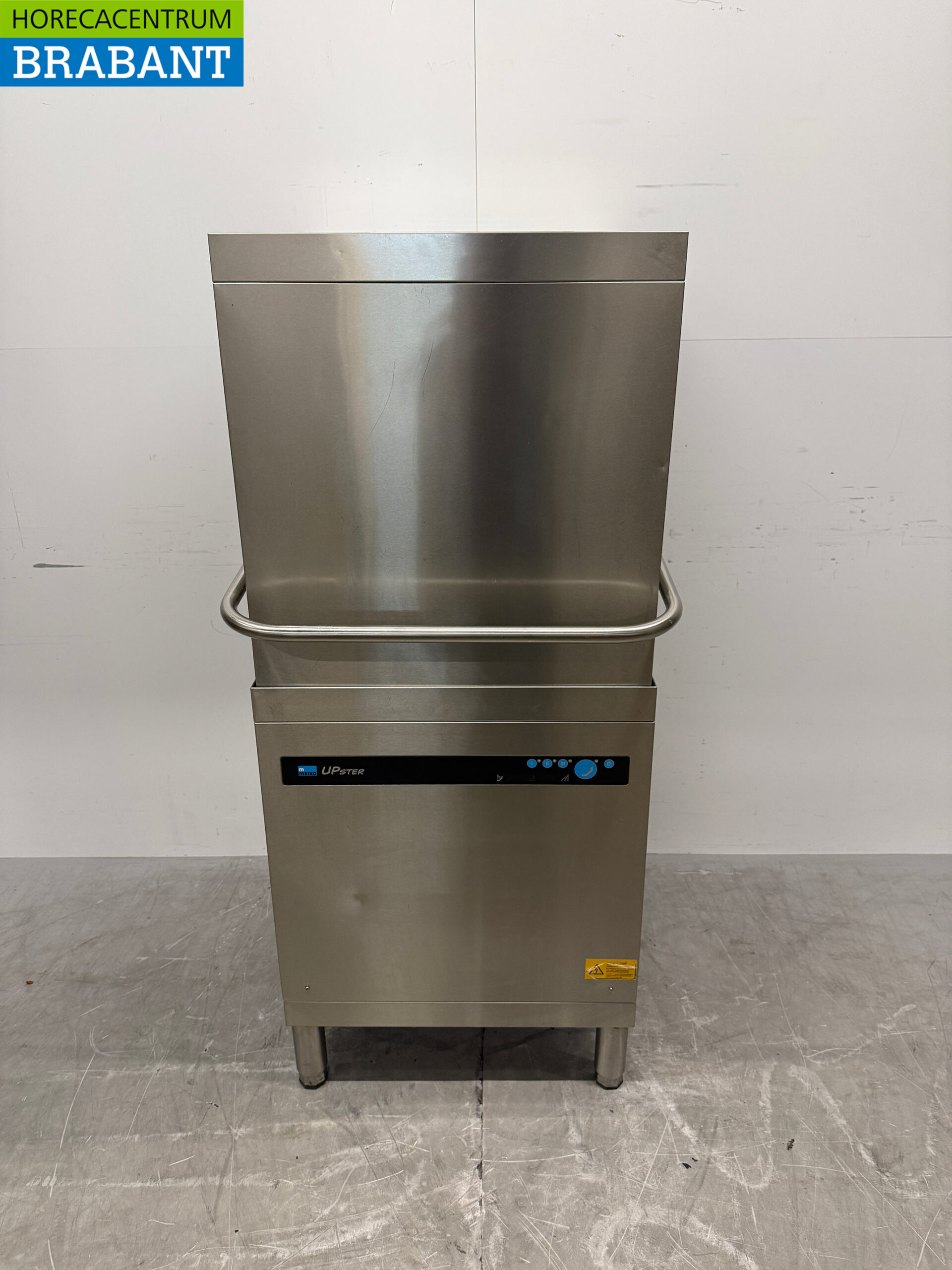 Lave-vaisselle à passage Meiko en acier inoxydable avec pompe de vidange 400V Horeca