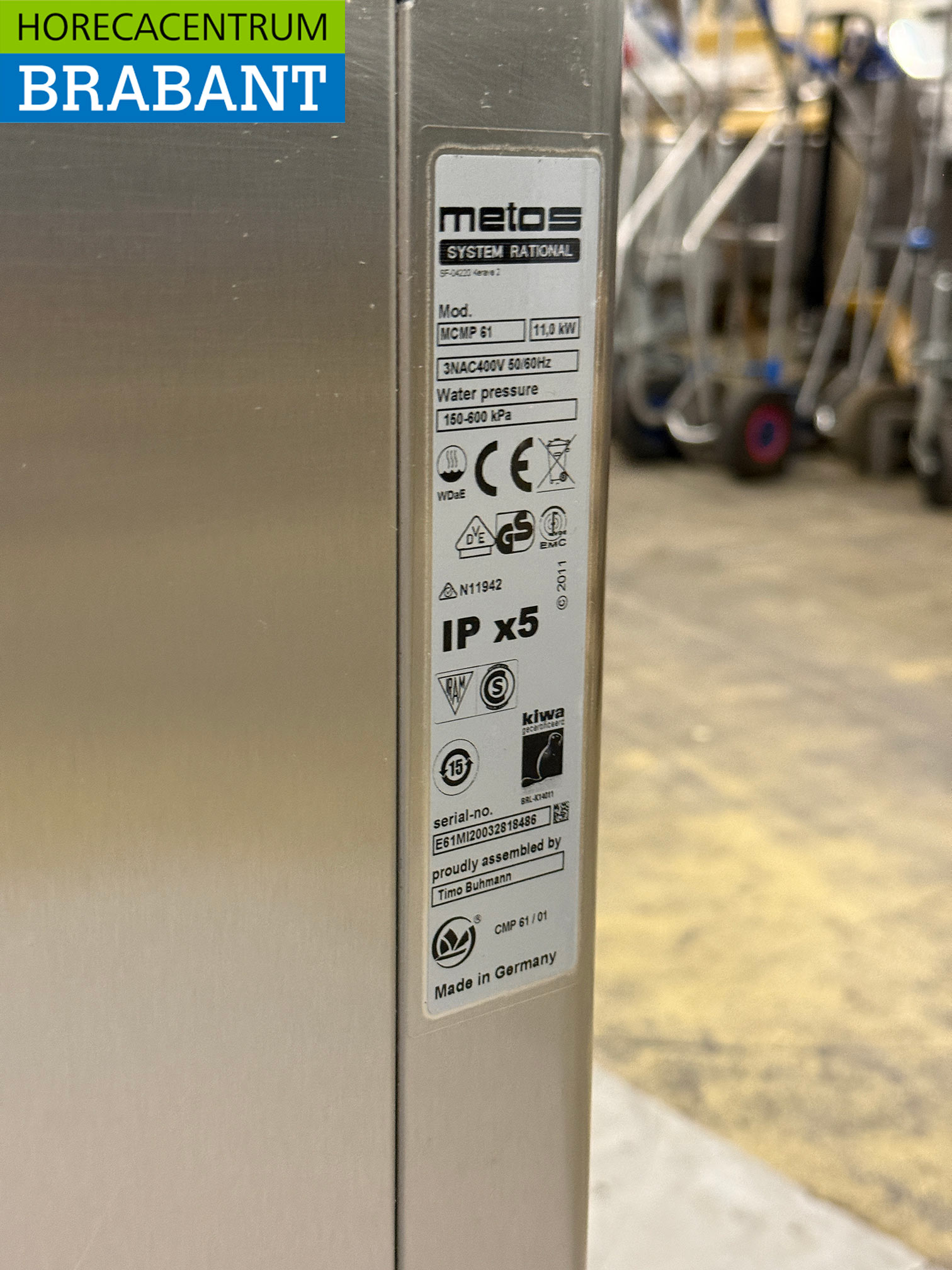 Acier inoxydable Rational Combimaster Plus Combisteamer 6 x 1/1 GN 400V Horeca – Image 8