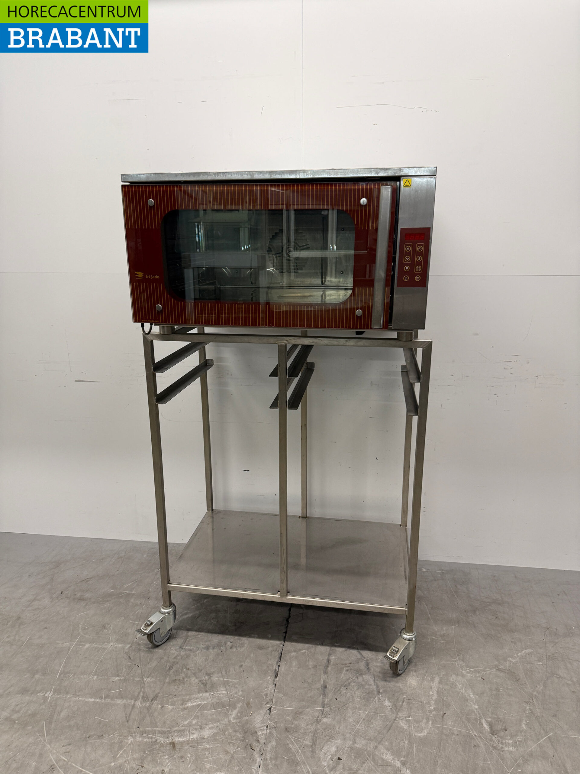 Four à convection Fri-Jado en acier inoxydable avec injection d'humidité 3 x 60/40 cm 230V Horeca