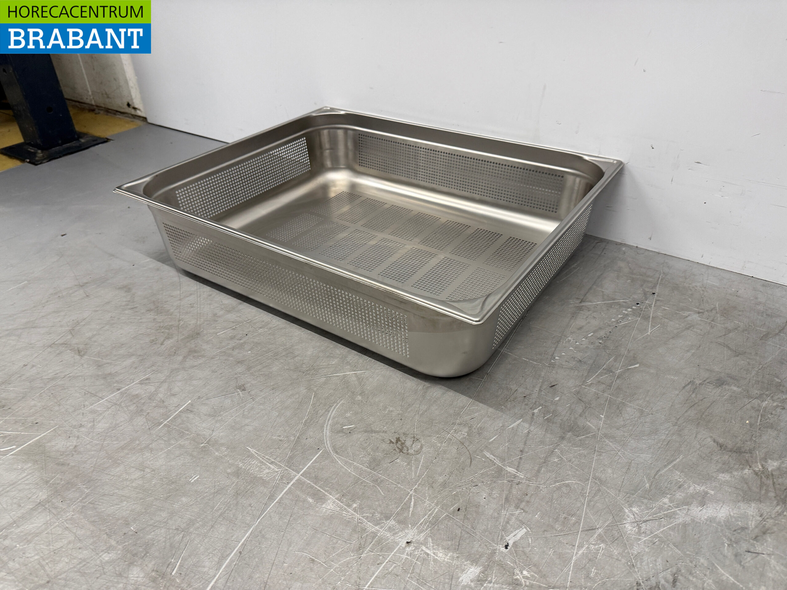 Acier inoxydable Blanco 2/1 GN - Bac gastronorme perforé 150 mm Restauration – Image 2