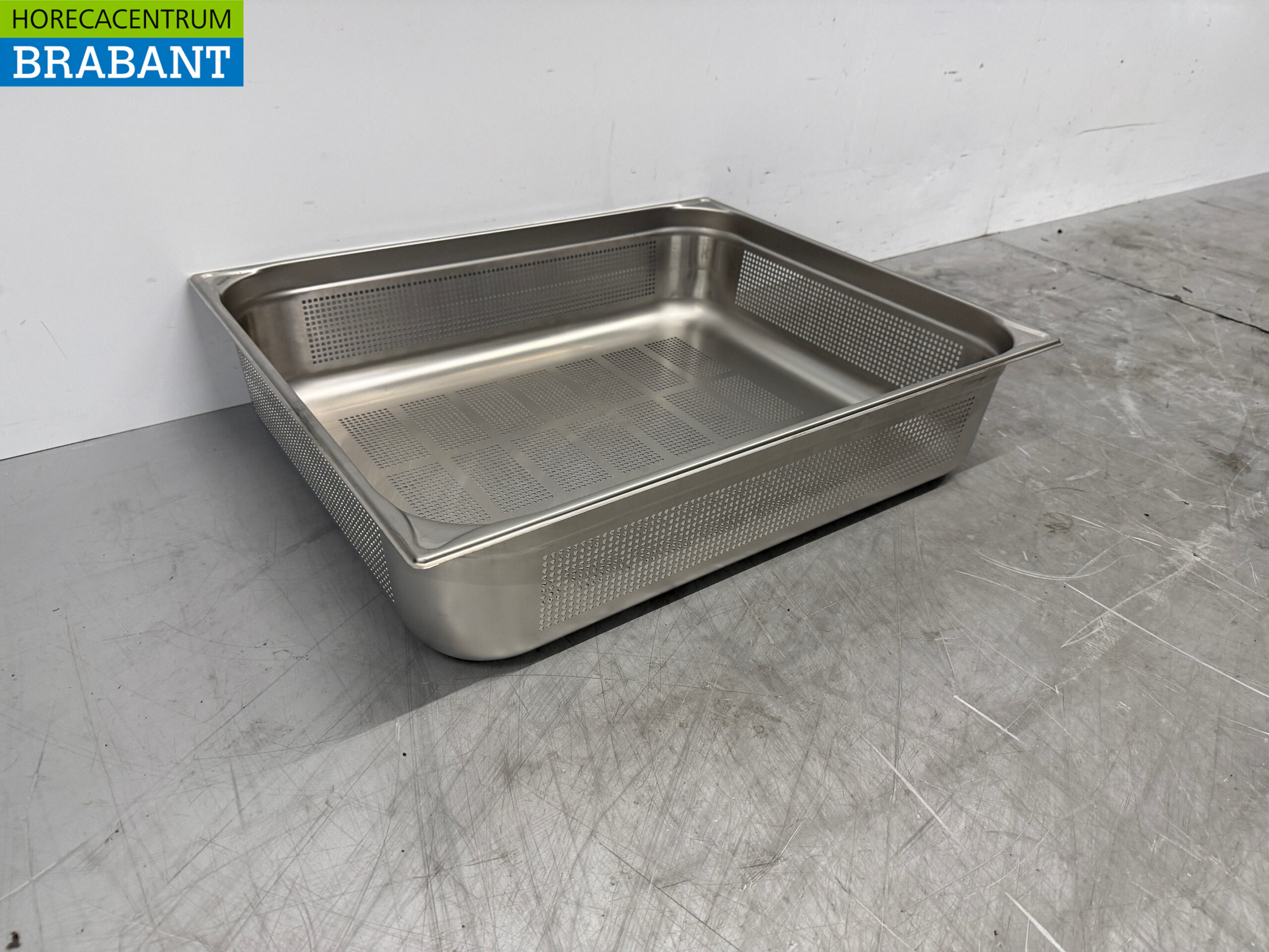 Acier inoxydable Blanco 2/1 GN - Bac gastronorme perforé 150 mm Restauration – Image 3