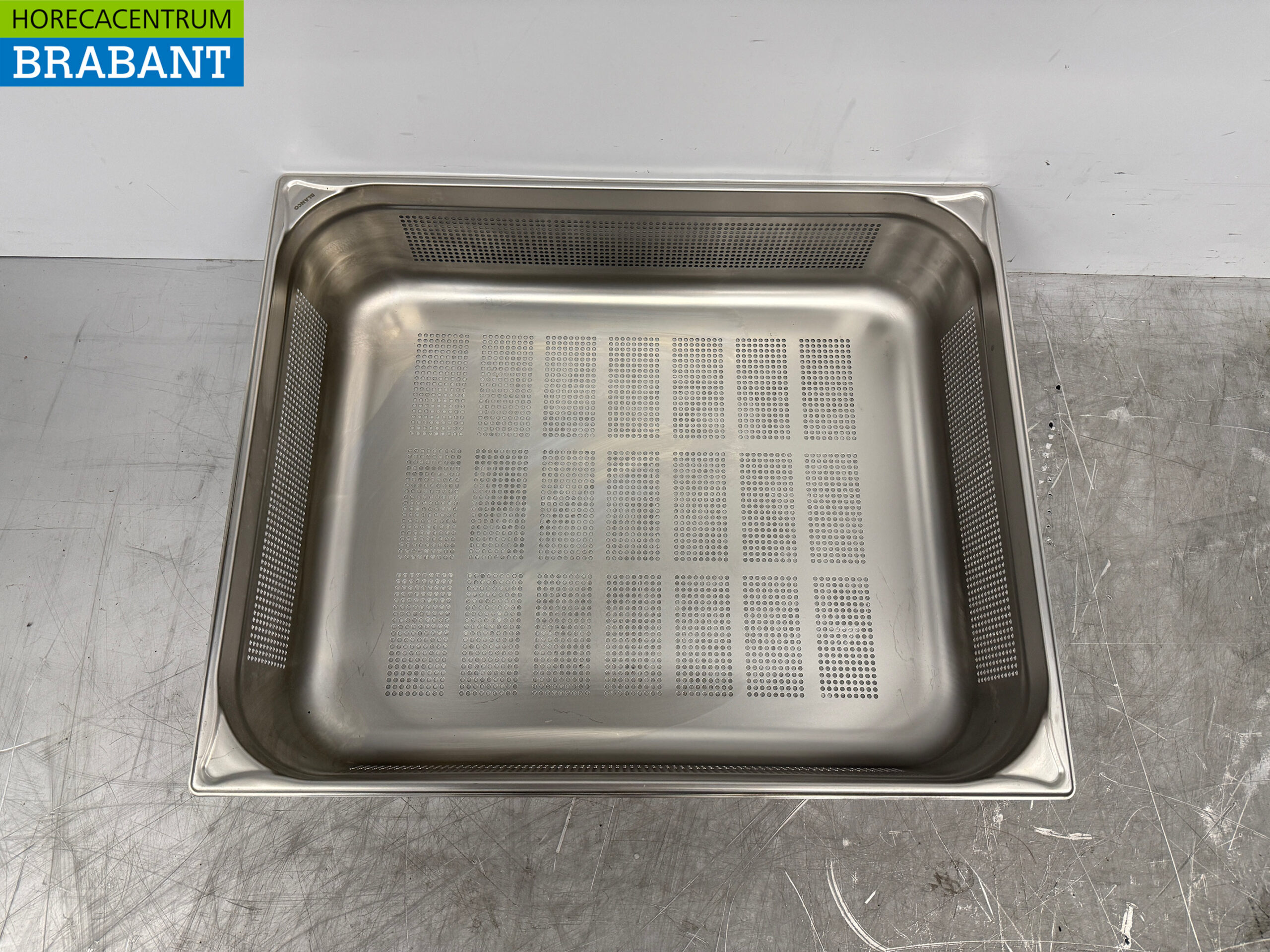 Acier inoxydable Blanco 2/1 GN - Bac gastronorme perforé 150 mm Restauration – Image 4