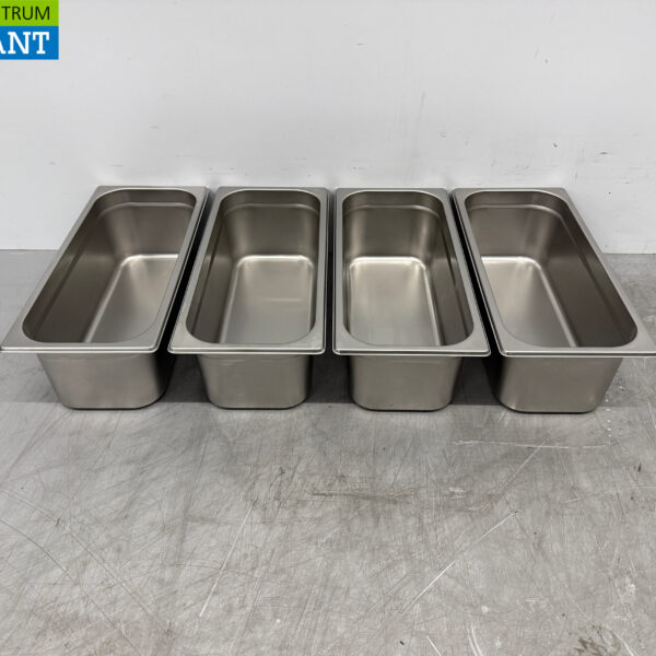 Seaux à glace en acier inoxydable 5 litres set de 4 Horeca