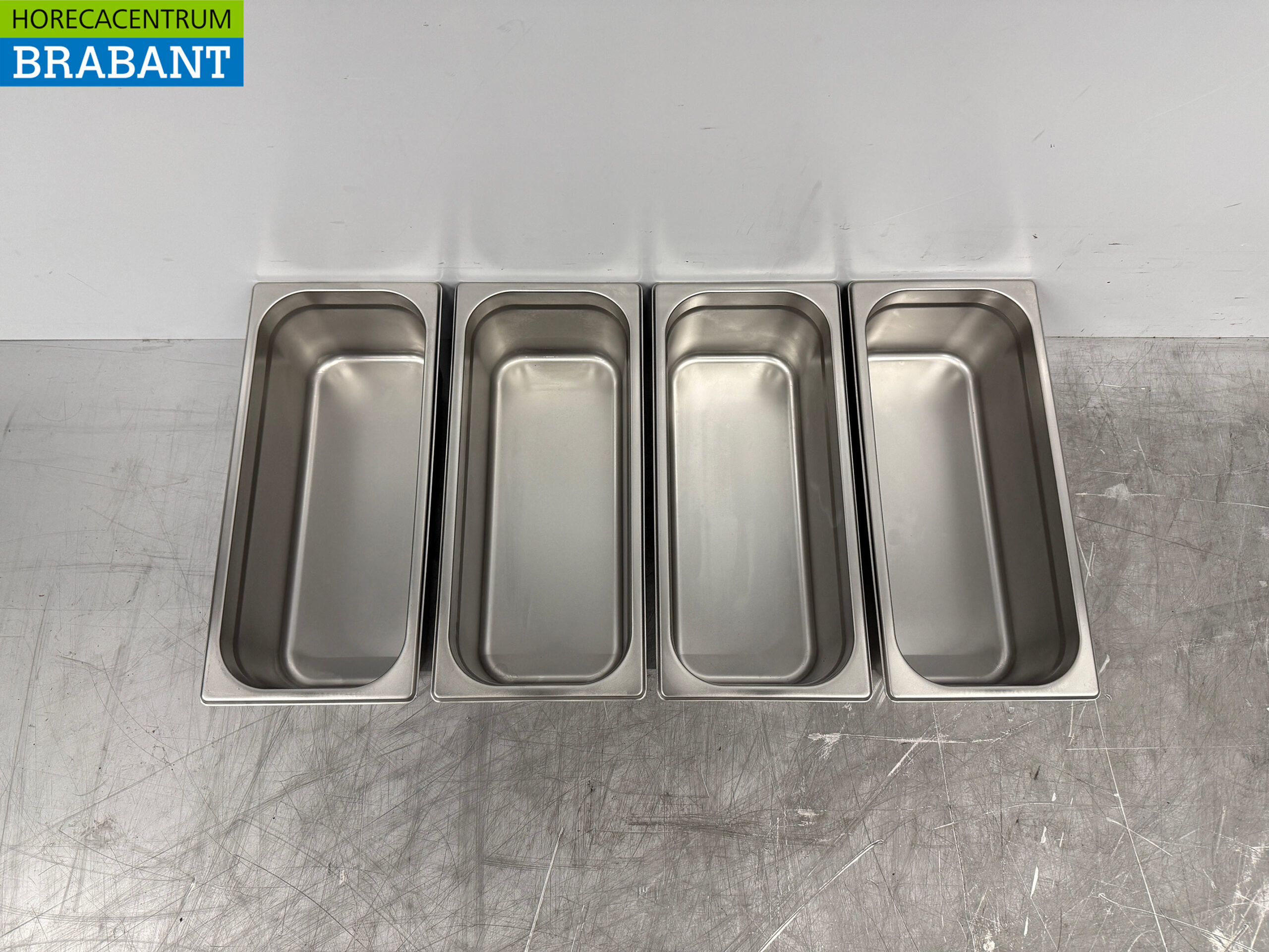 Seaux à glace en acier inoxydable 5 litres set de 4 Horeca – Image 4