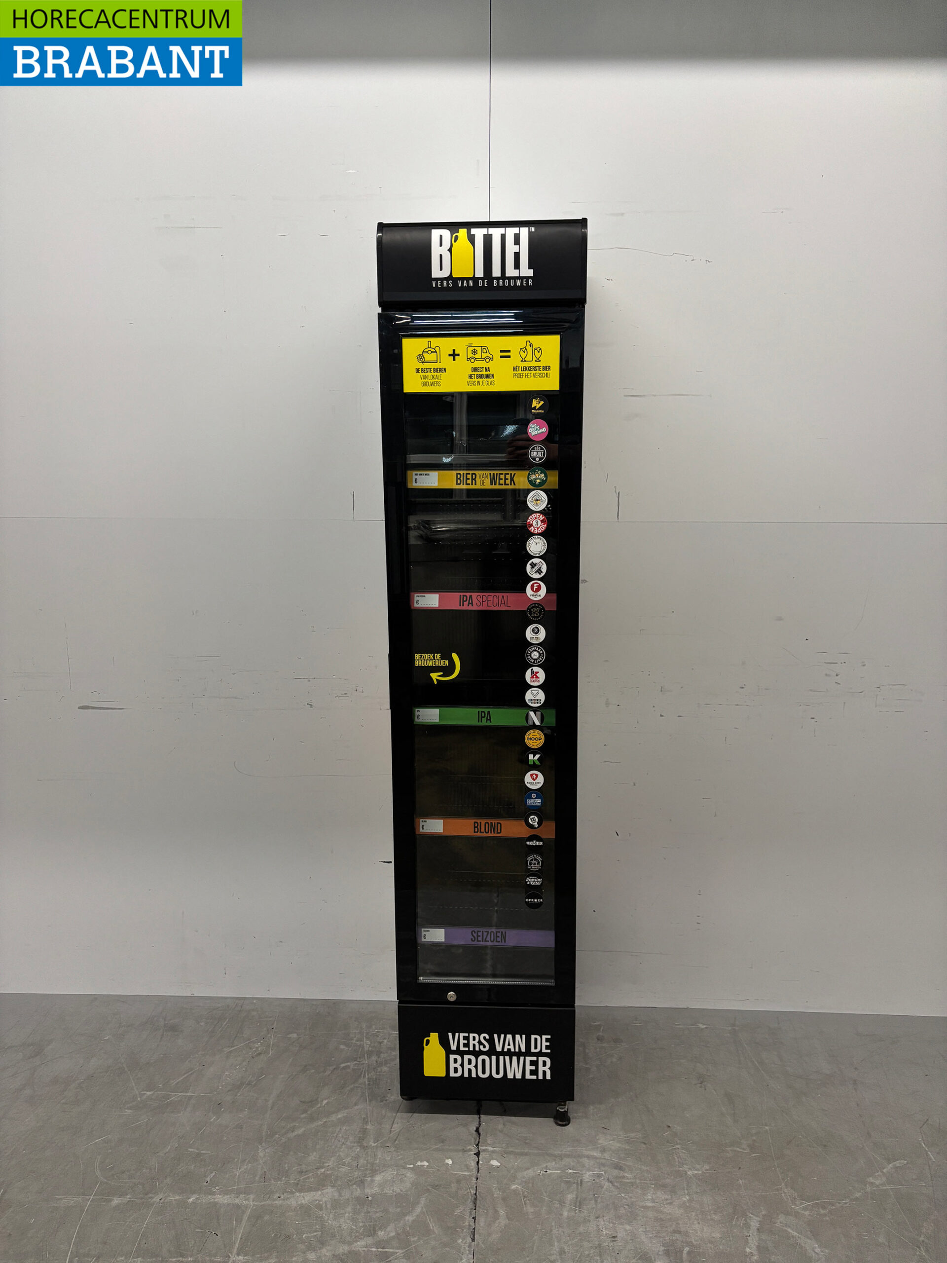 Gastro-Cool Réfrigérateur à porte vitrée Réfrigérateur à boissons 155 litres 230V Horeca