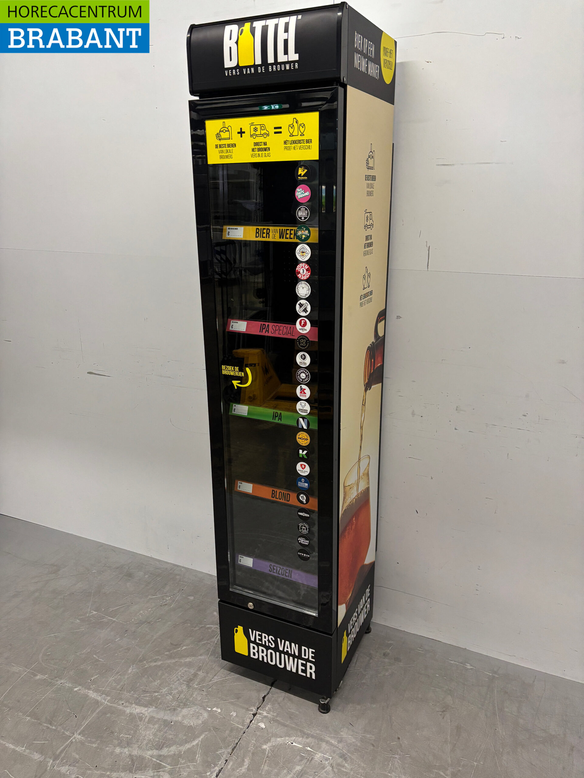 Gastro-Cool Réfrigérateur à porte vitrée Réfrigérateur à boissons 155 litres 230V Horeca – Image 2