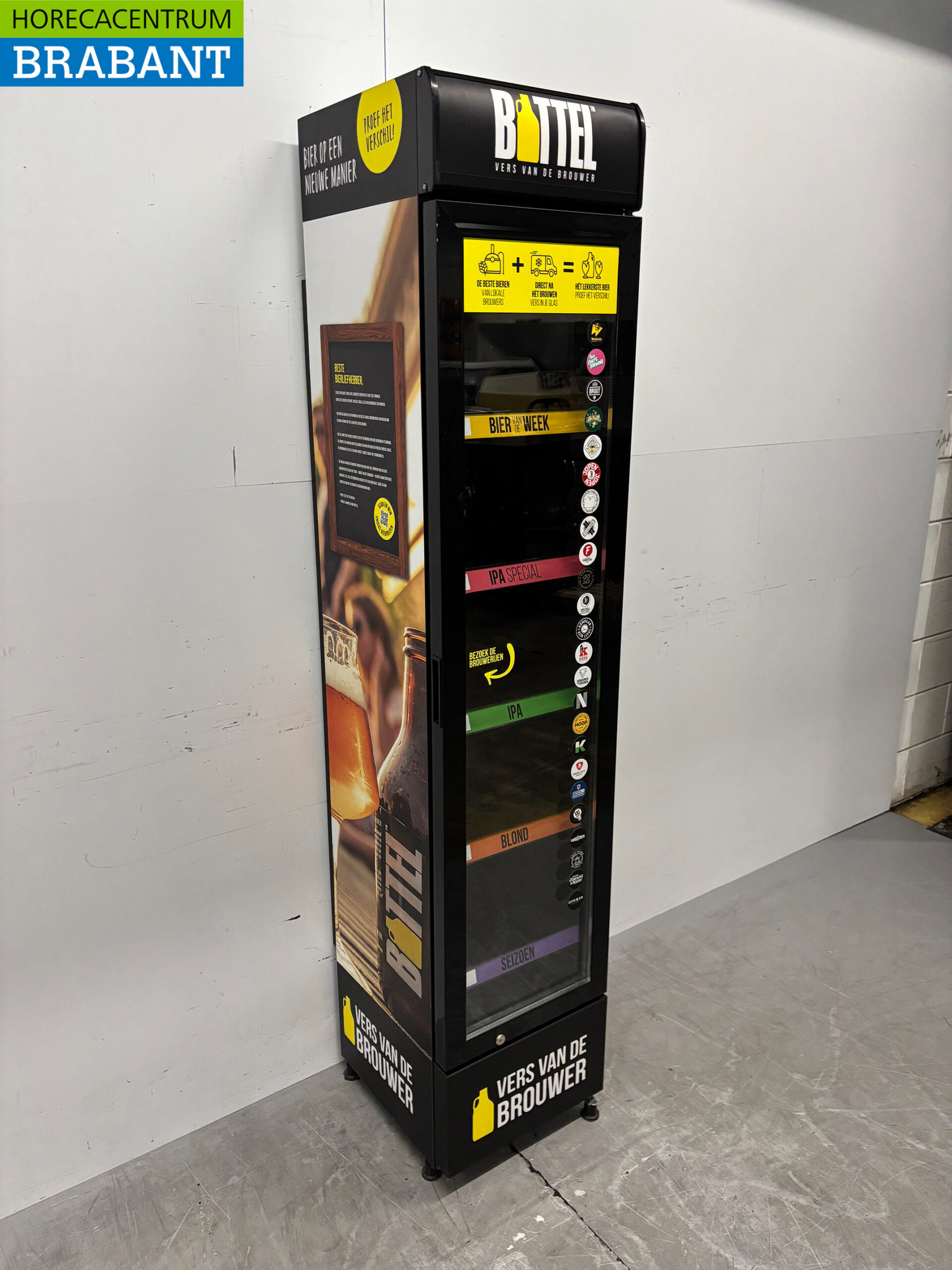 Gastro-Cool Réfrigérateur à porte vitrée Réfrigérateur à boissons 155 litres 230V Horeca – Image 3