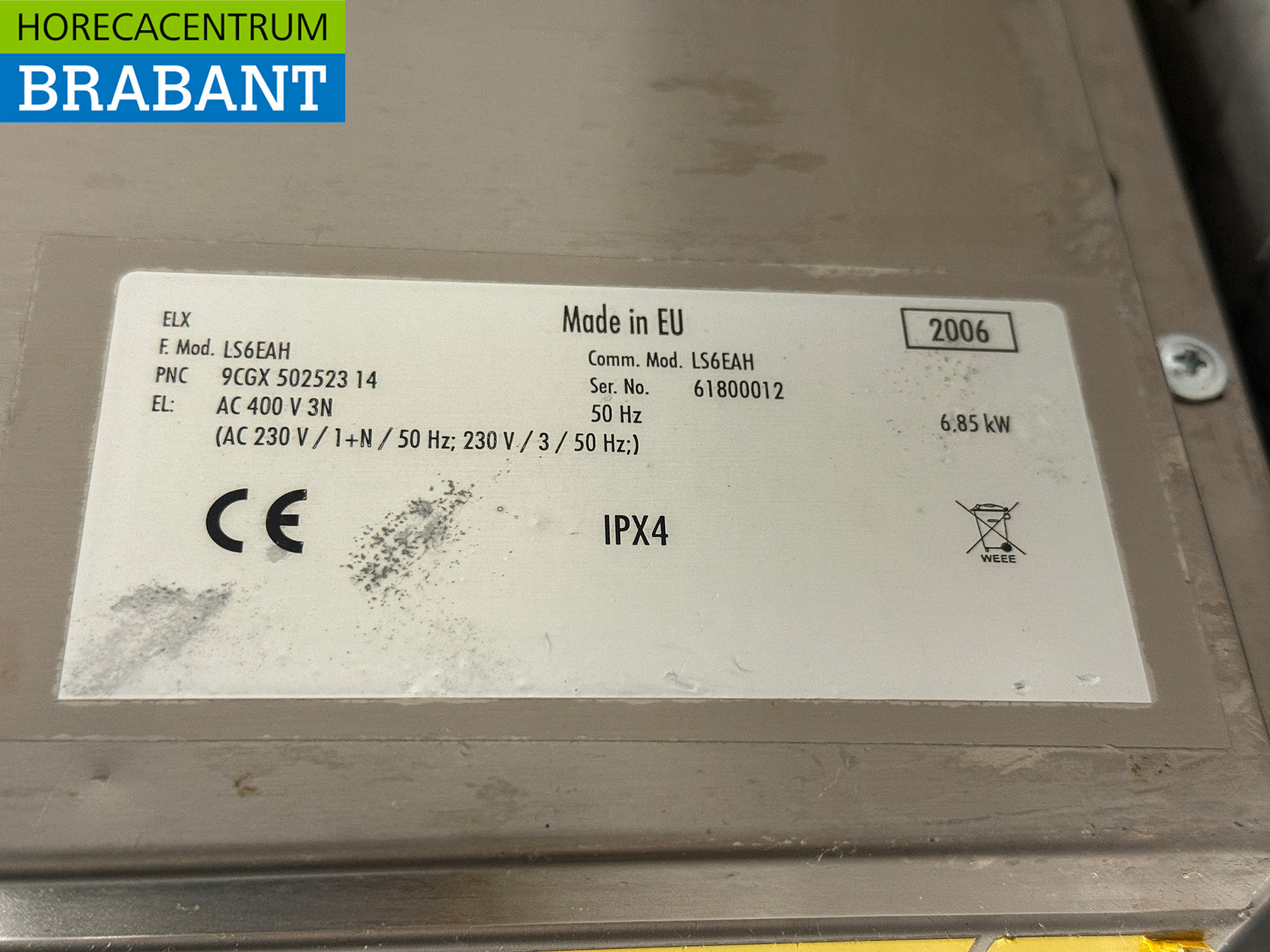 Lave-vaisselle Zanussi LS6EAH en acier inoxydable, 400 V, pour la restauration – Image 6