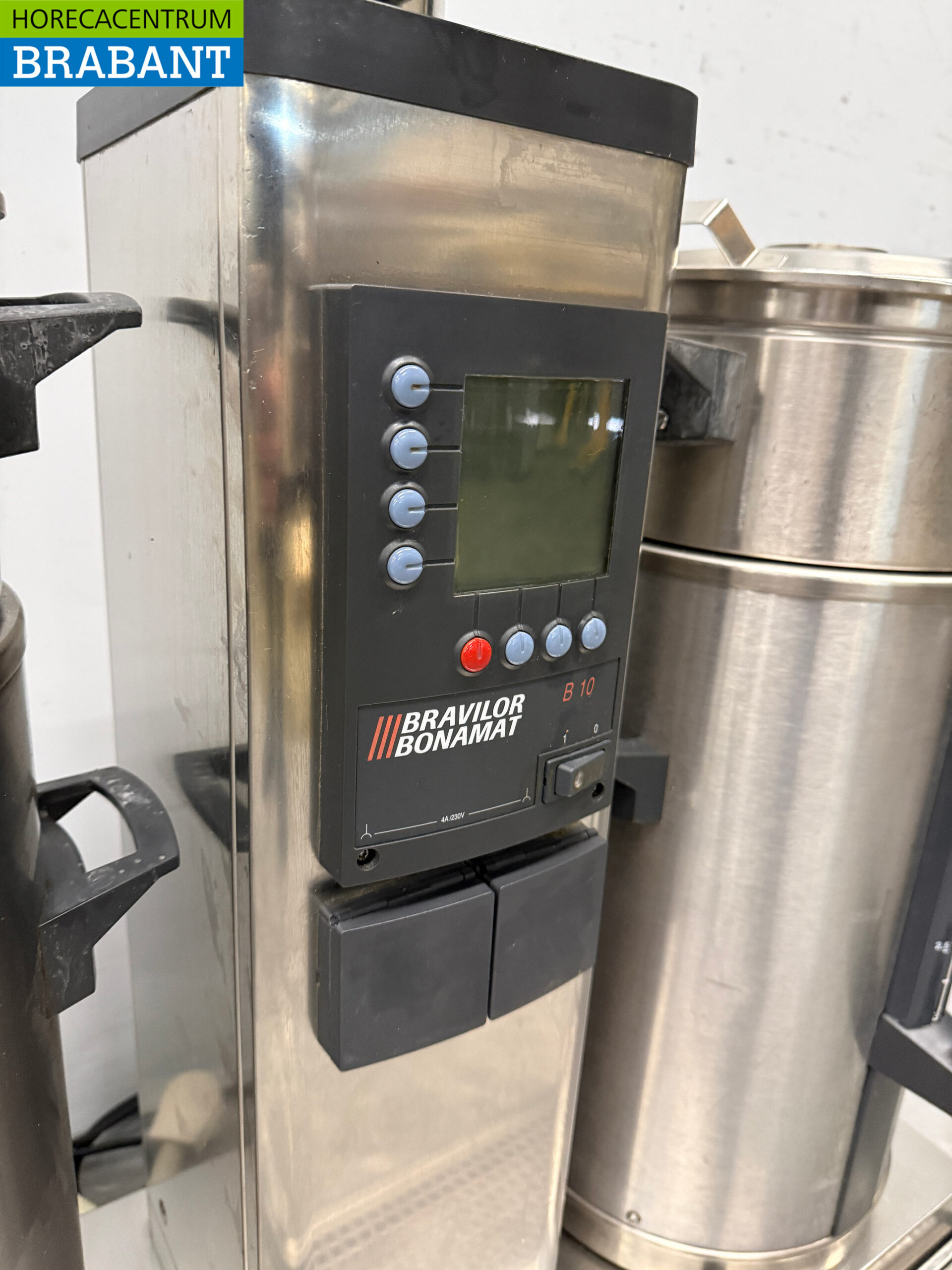 Machine à café à percolateur Bravilor Bonamat en acier inoxydable, 2 x 10 litres, 400 V, pour la restauration – Image 4