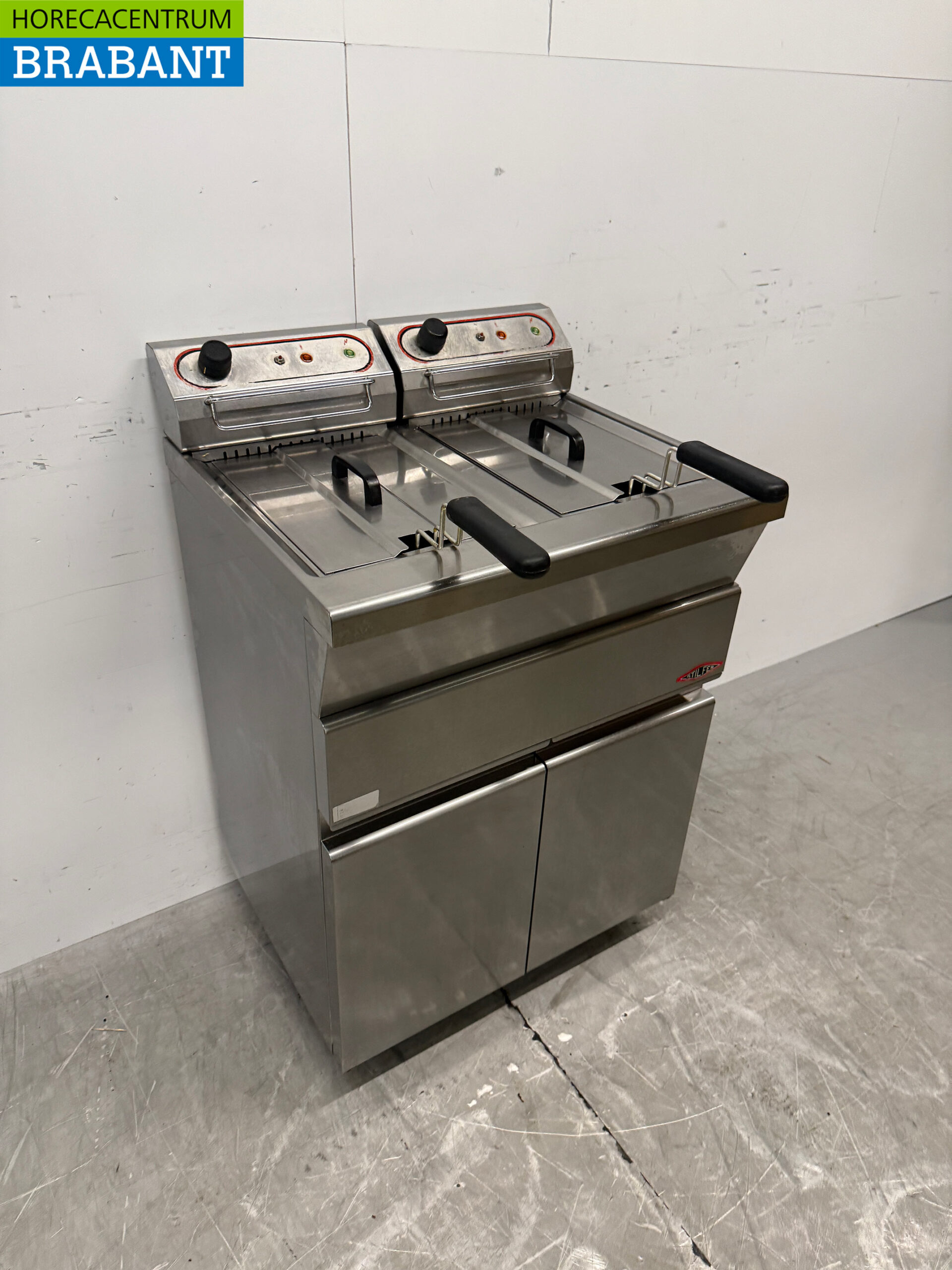 Friteuse double Stilfer en acier inoxydable 2 x 9 litres 2 x 230V Horeca – Image 3