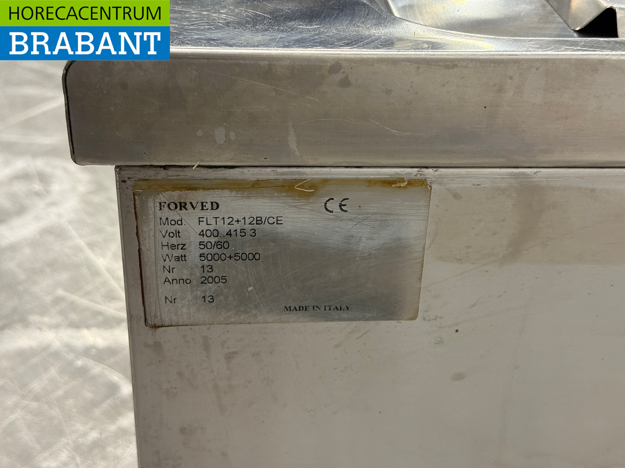 Friteuse double Forved en acier inoxydable 2 x 12 litres 2 x 400V Horeca – Image 5