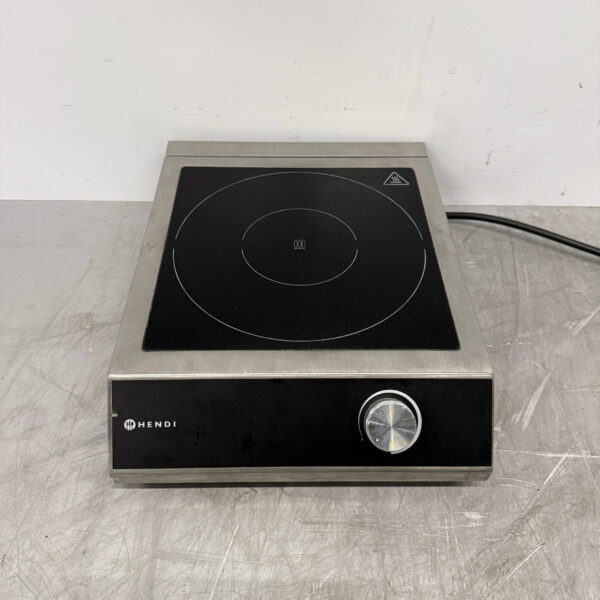 Plaque de cuisson à induction Hendi en acier inoxydable, 3,5 kW, 230 V, pour la restauration