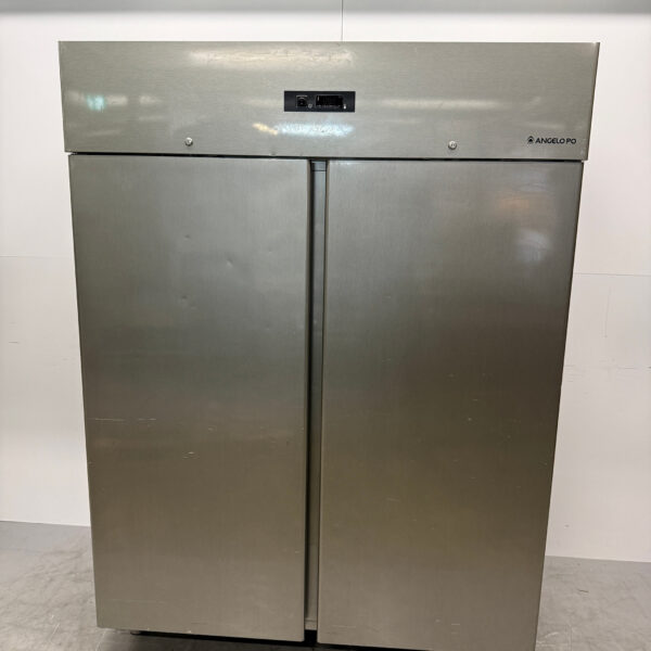 Congélateur Angelo Po à double porte, 1 400 litres, 230 V, pour la restauration